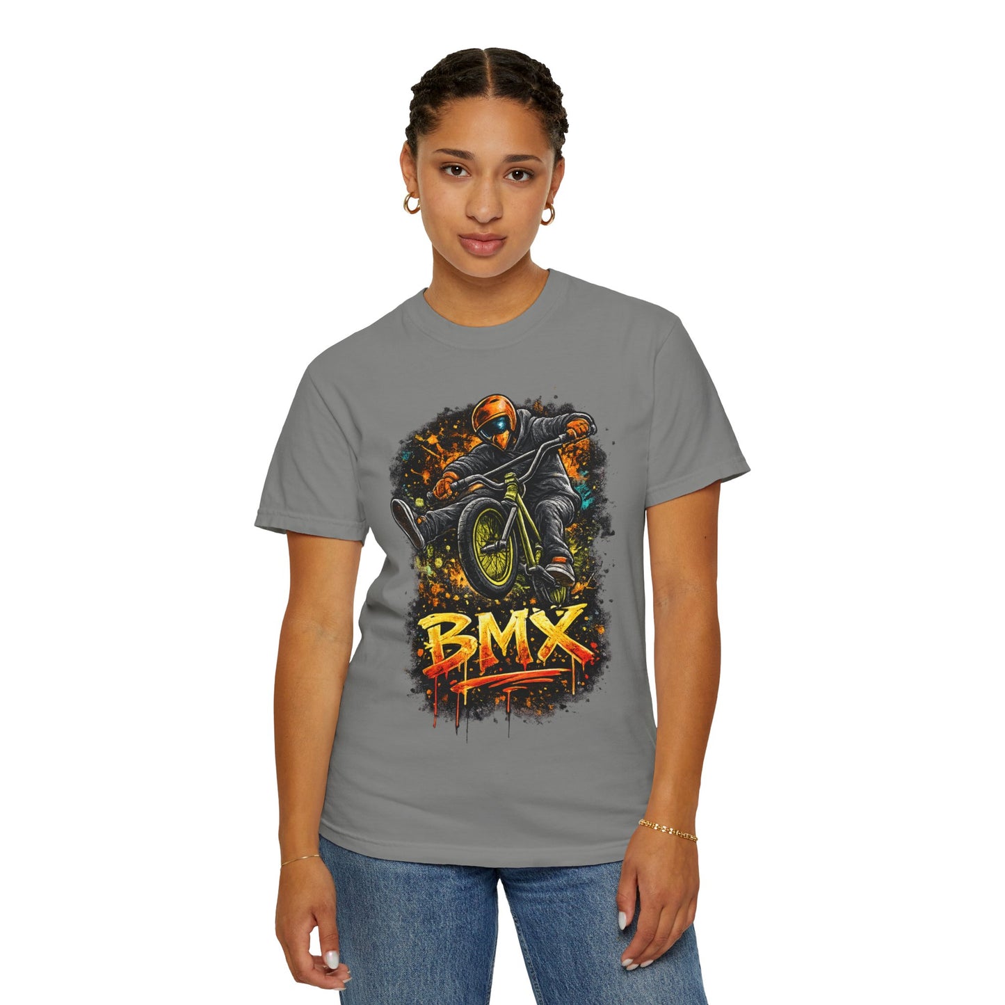BMX Freestyle T-Shirt — Graphic BMX Rider Tee