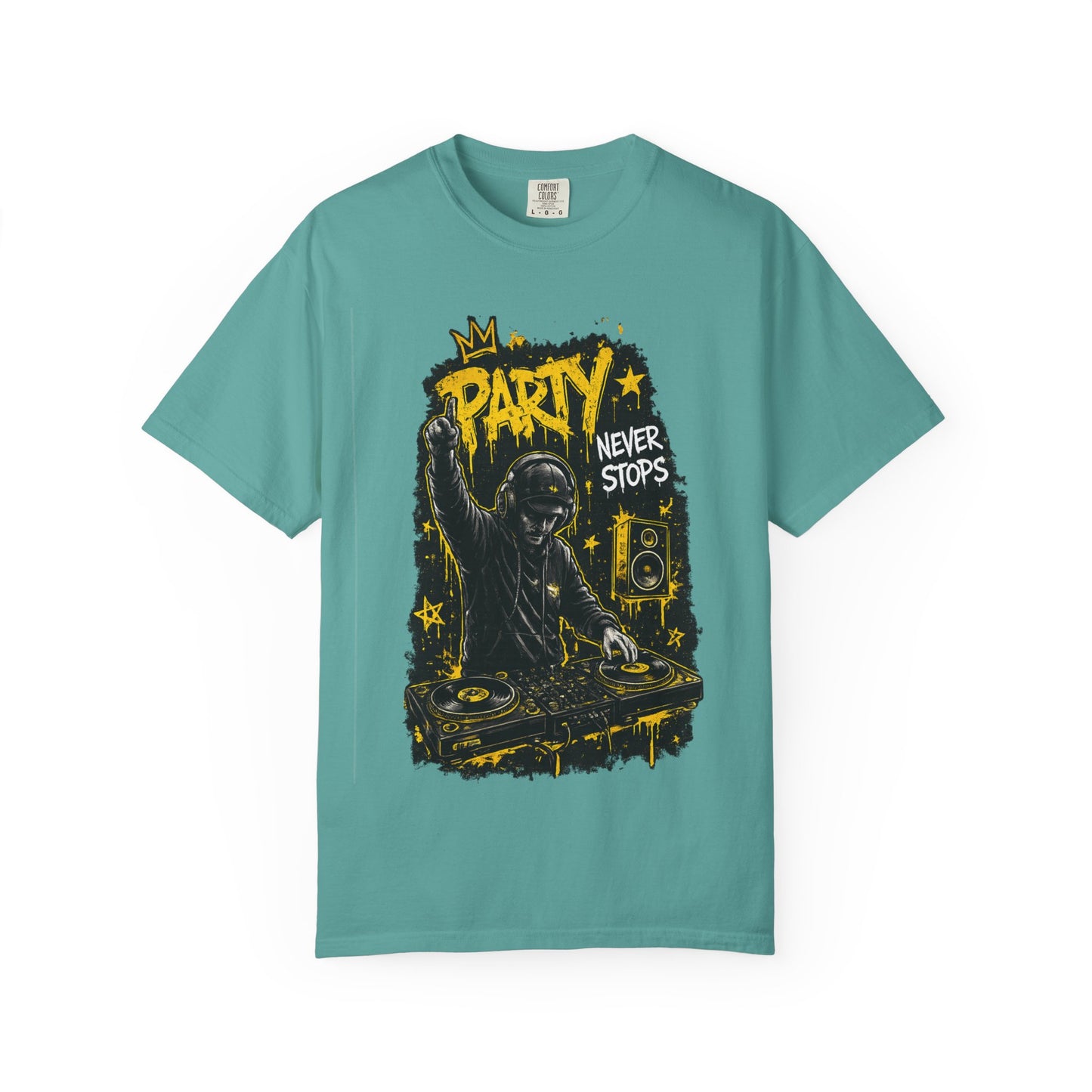 Party Never Stops DJ T-Shirt