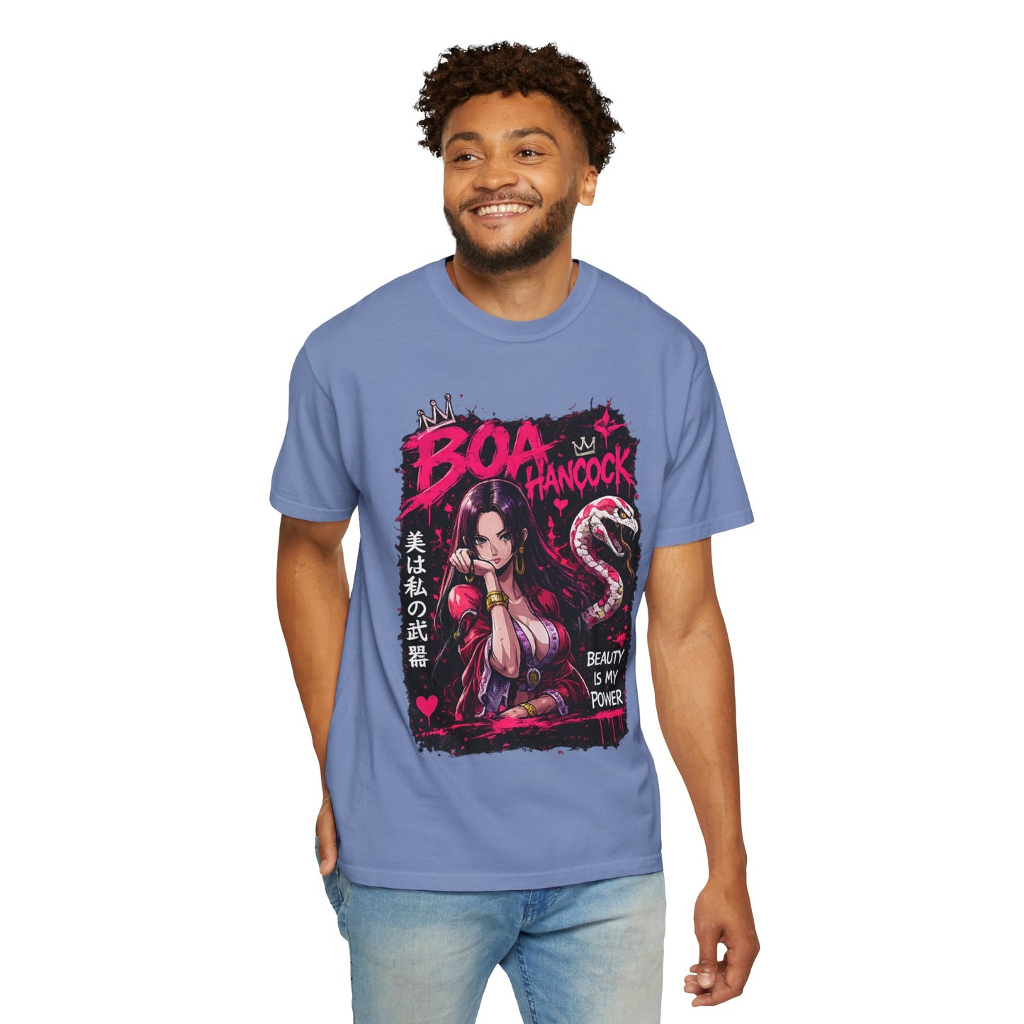 Boa Hancock Anime T-Shirt — "Beauty Is My Power" Graphic Tee
