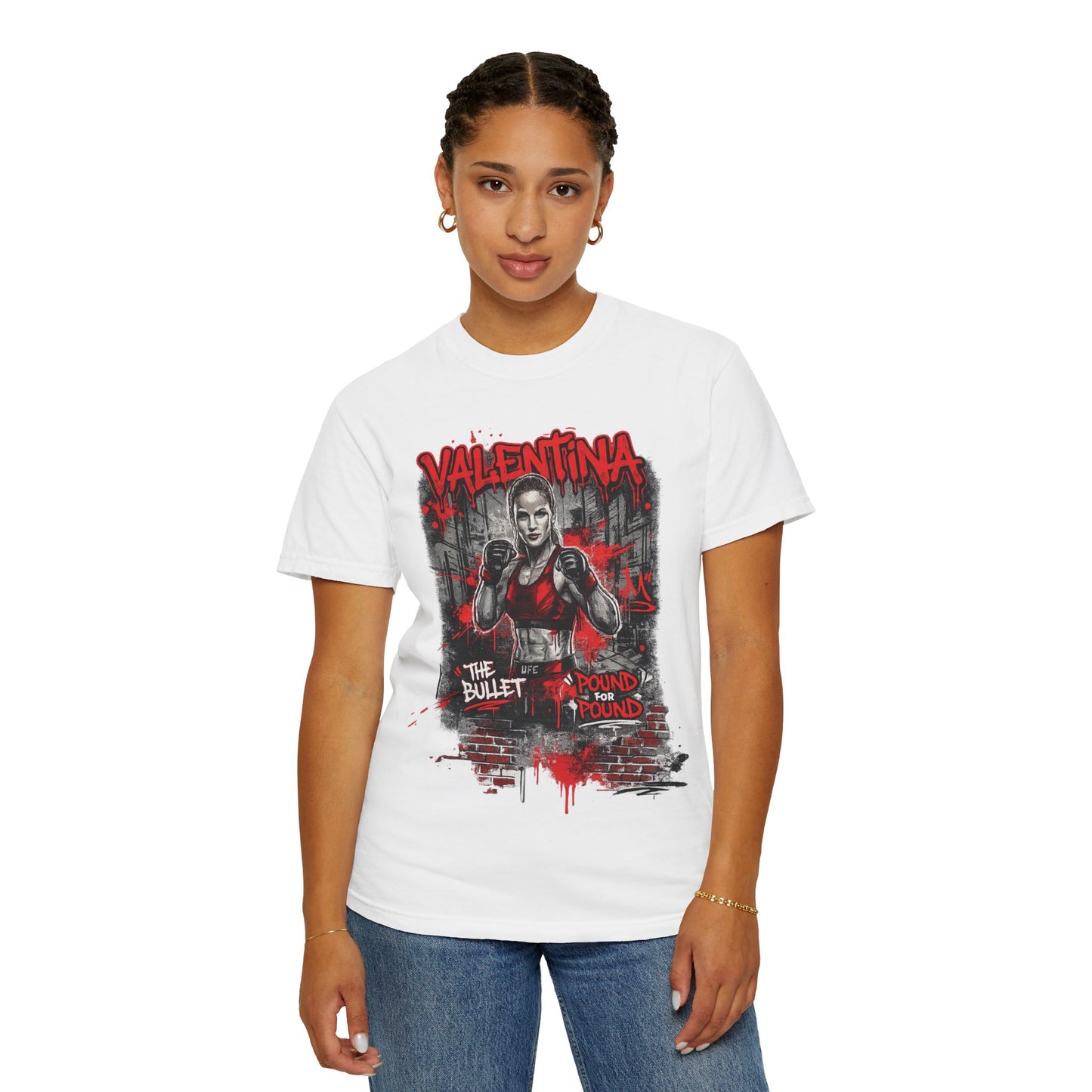 Valentina 'The Bullet' UFC T-Shirt — Women's Fighter Graphic Tee
