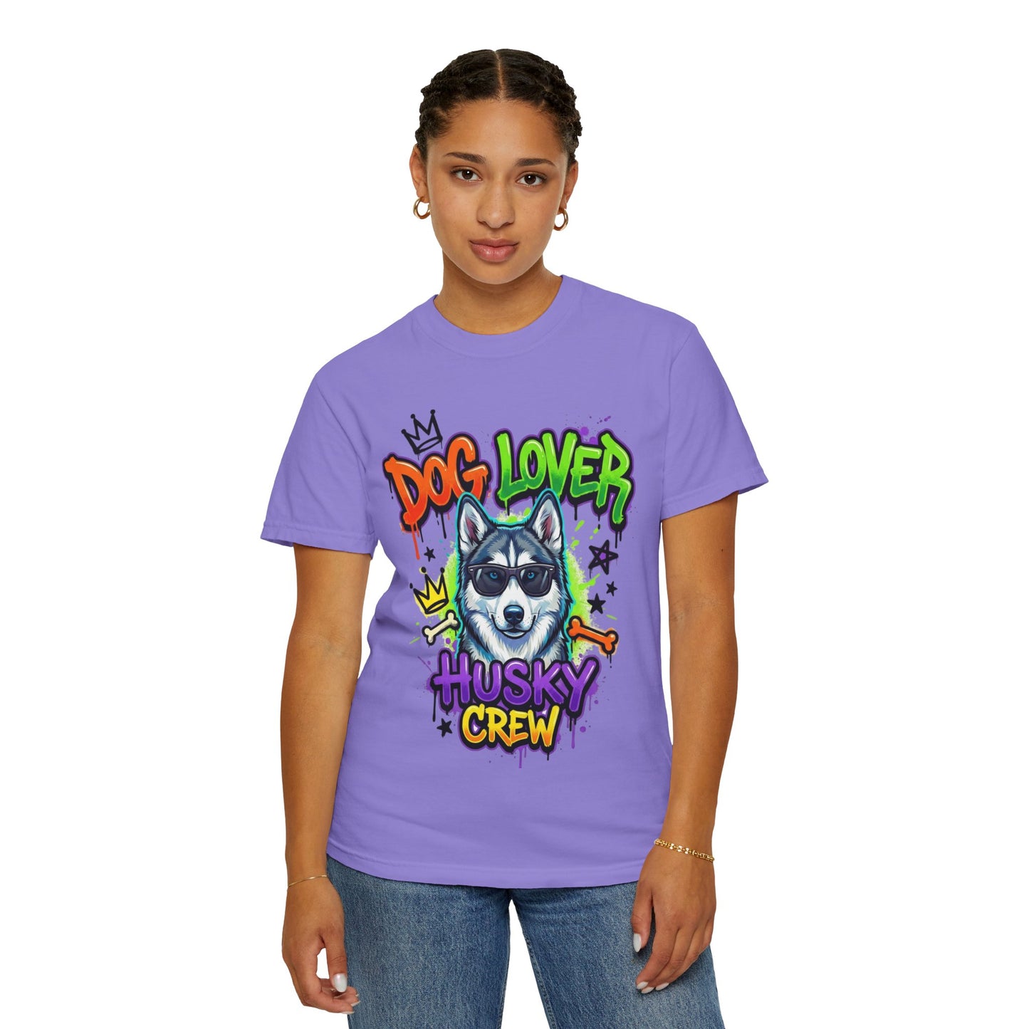 Dog Lover Husky Crew T-Shirt