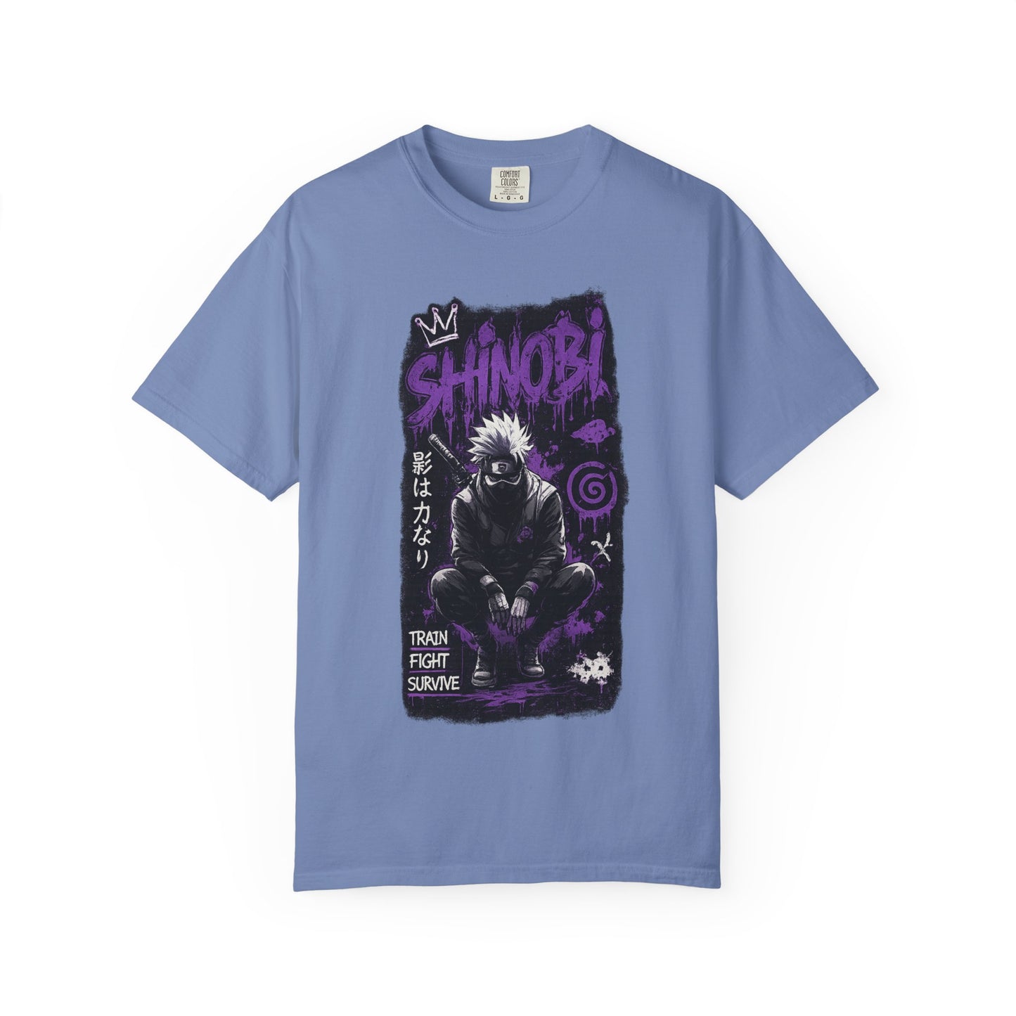 Shinobi Graphic T-Shirt — Ninja Anime Tee (Train Fight Survive)