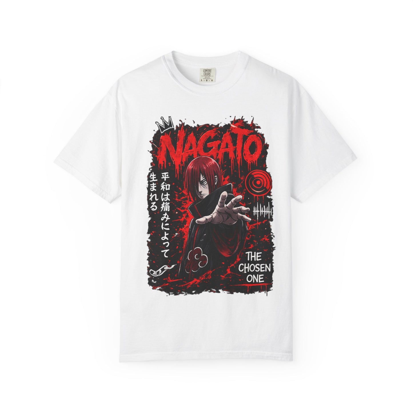 Nagato Graphic T-Shirt — 'The Chosen One' Anime Horror Tee