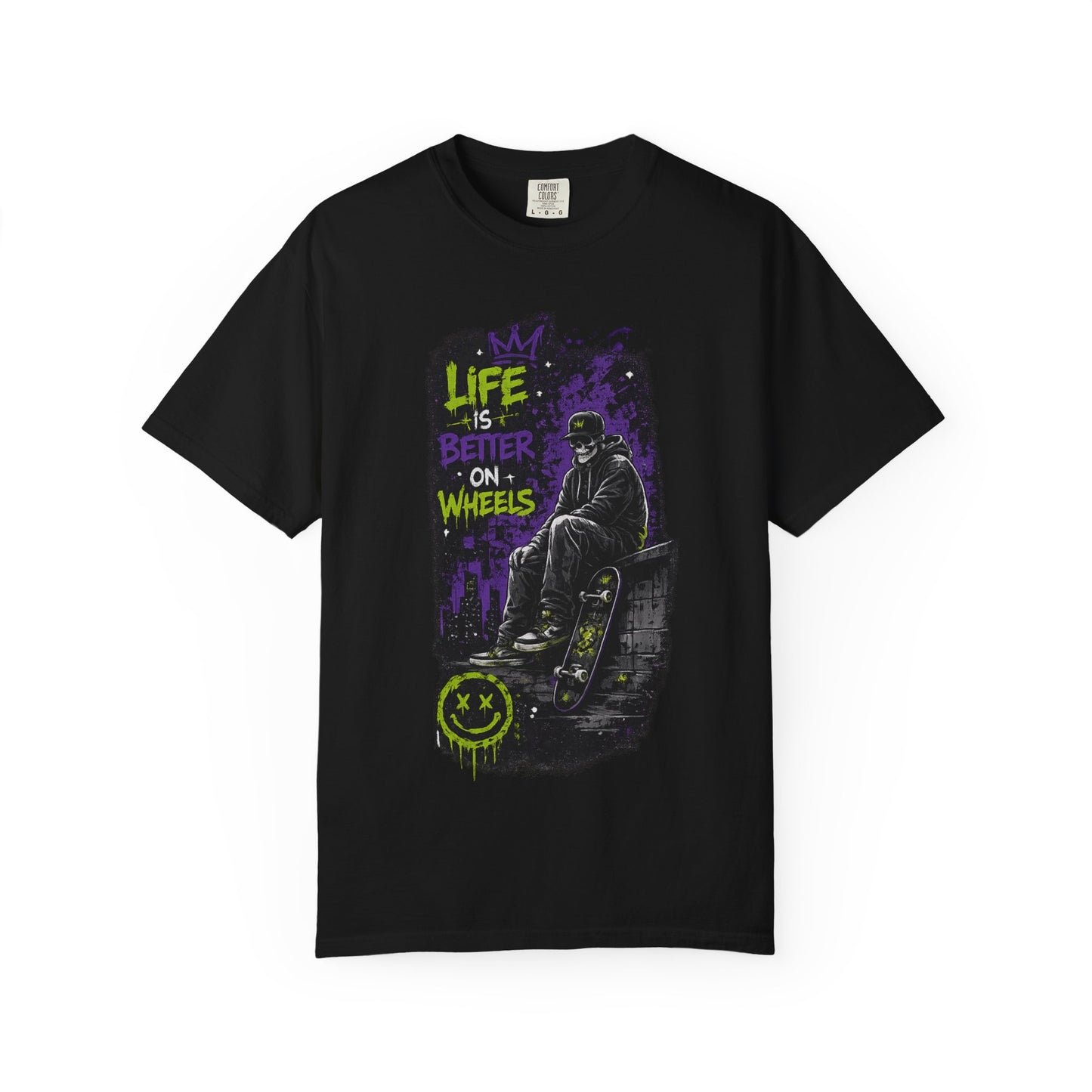 Life Is Better On Wheels T-Shirt — Wheelchair Pride Graphic Tee