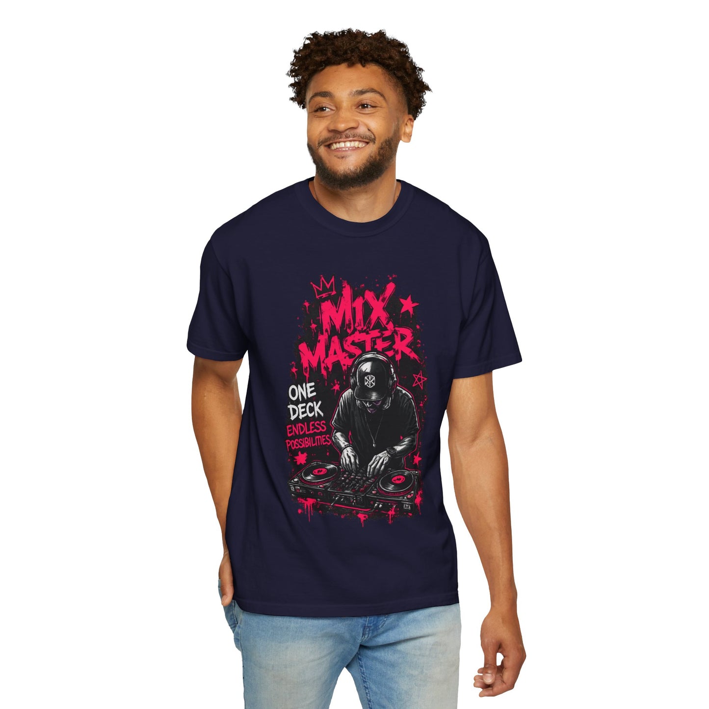 Mix Master DJ T-Shirt — Vintage Turntablist Graphic Tee