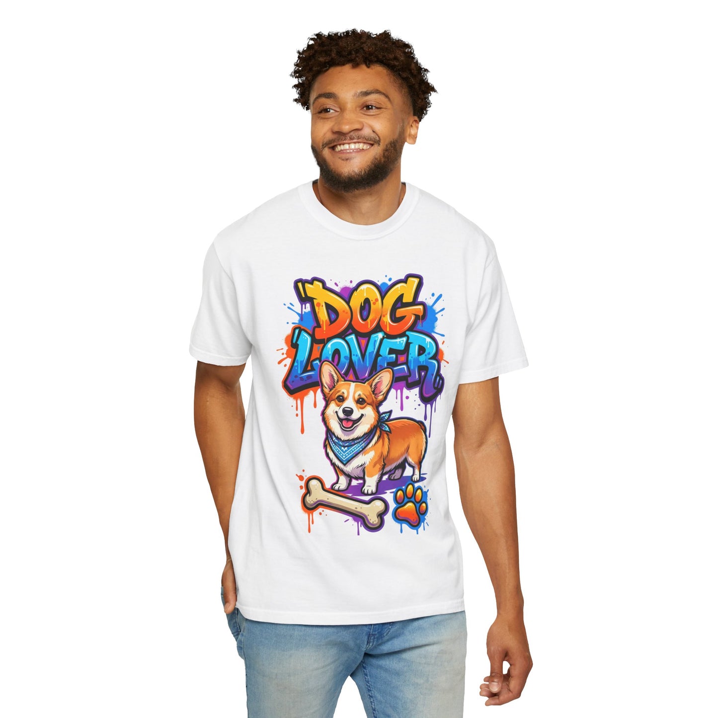 Dog Lover T-Shirt — Cute Corgi Graphic Tee