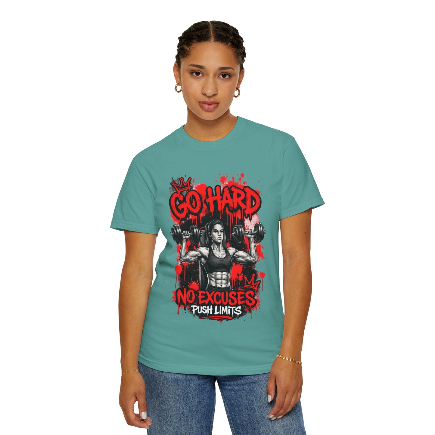 Go Hard No Excuses Fitness T-Shirt