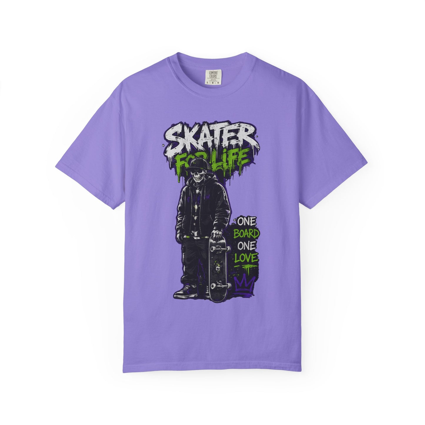 Skater for Life T-Shirt — One Board One Love Skateboard Graphic Tee