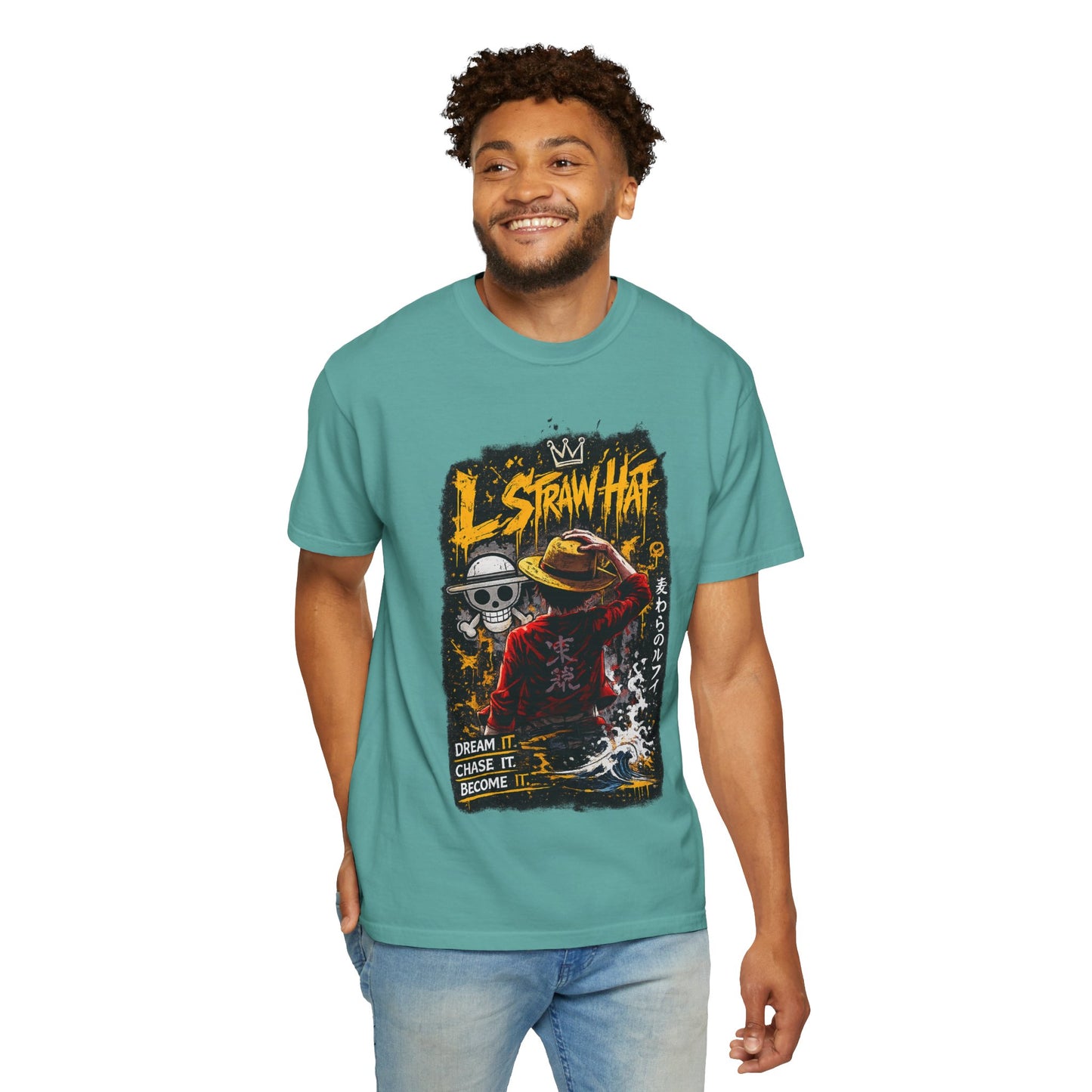 Straw Hat Crew Anime Graphic T-Shirt — "Dream It. Chase It. Become It."