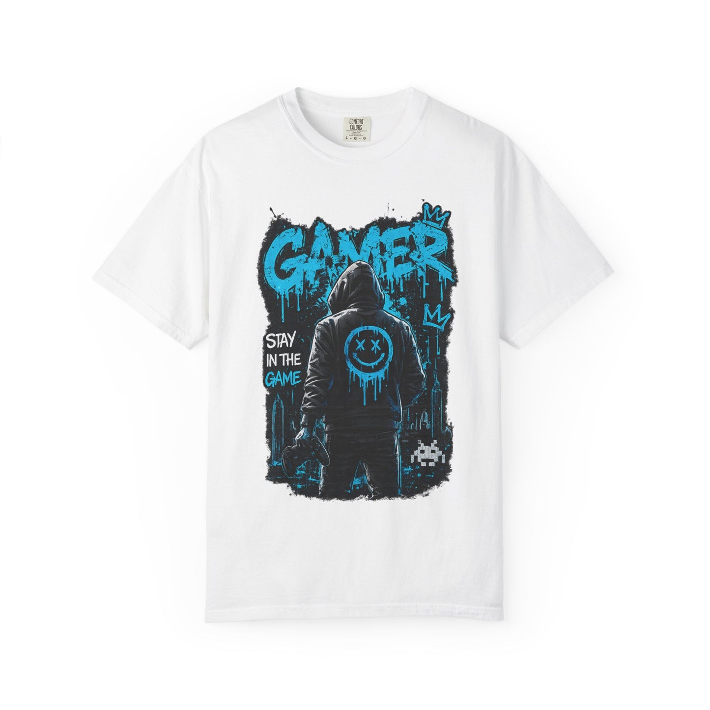 Gamer Streetwear T-Shirt – 'Stay in the Game' Graphic Tee