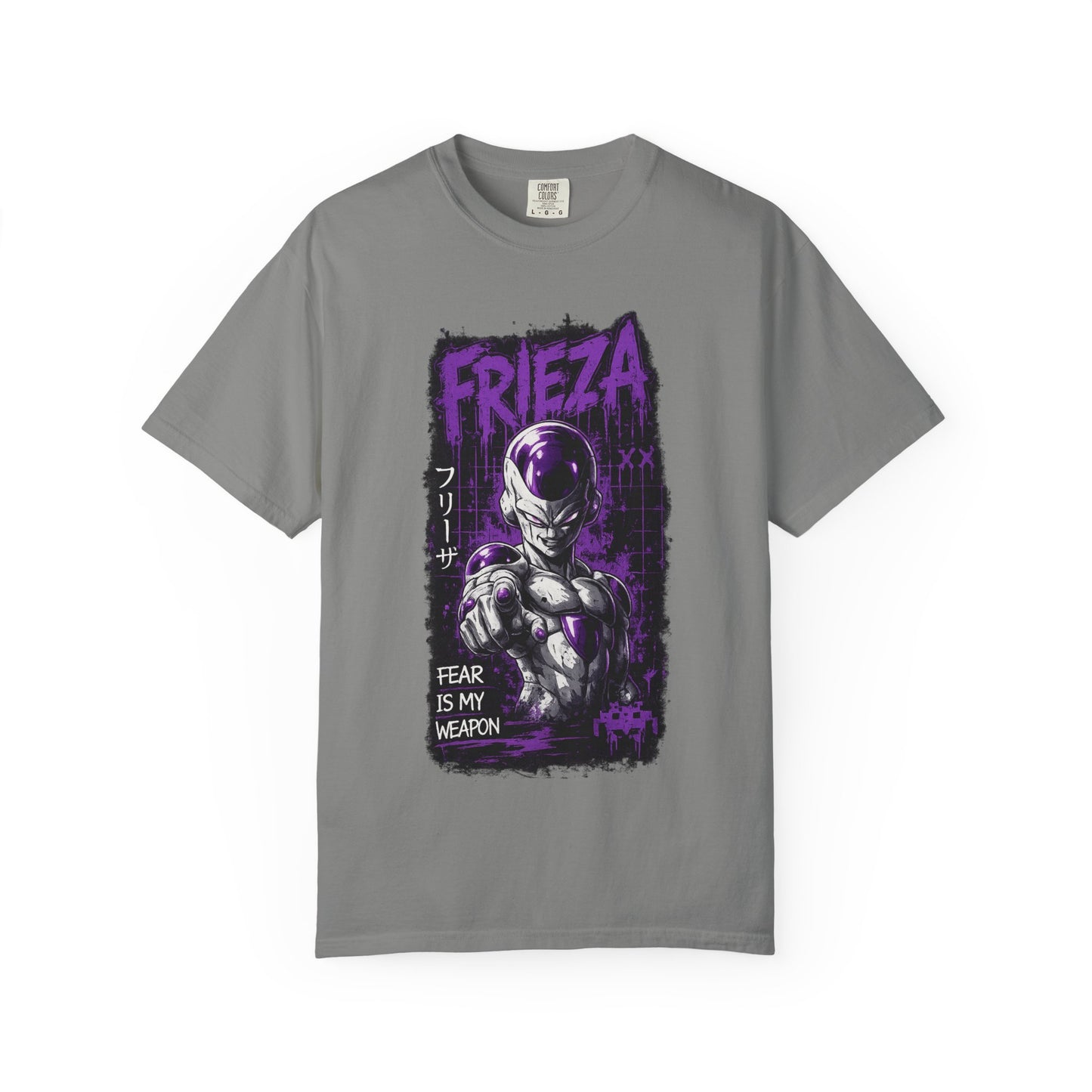 Frieza Graphic T-Shirt — 'Fear Is My Weapon' Anime Tee