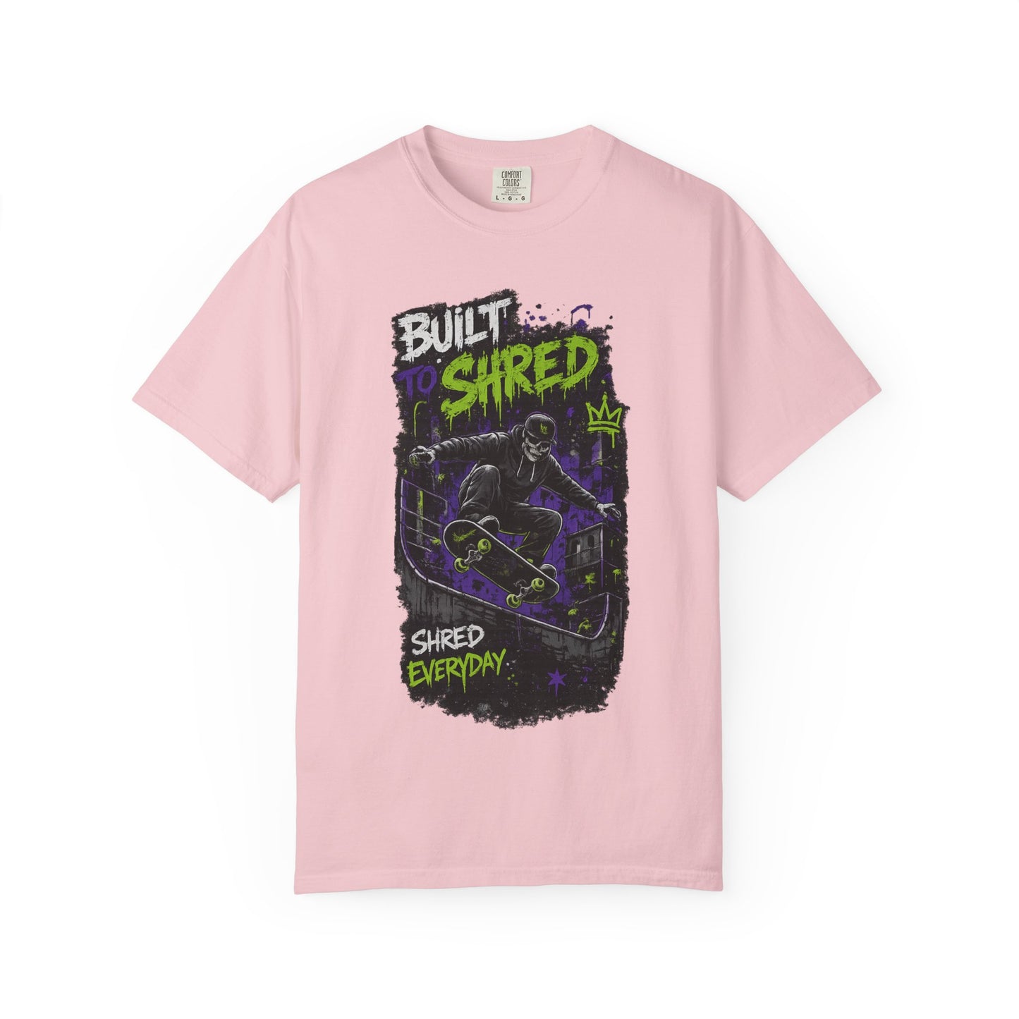 Built to Shred Skateboard T-Shirt — "Shred Everyday" Graphic Tee