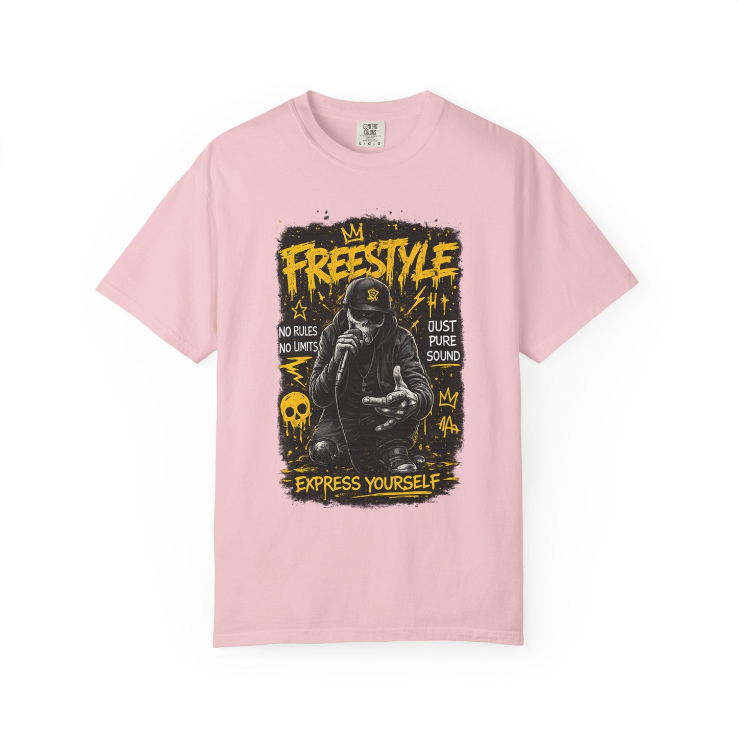 Freestyle Rap T-Shirt — "Express Yourself" Streetwear Graphic Tee