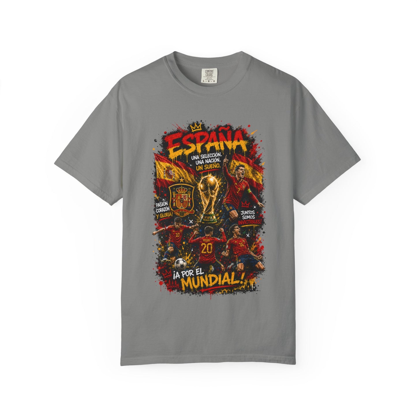 España World Cup Soccer Graphic Tee | España Mundial T-Shirt