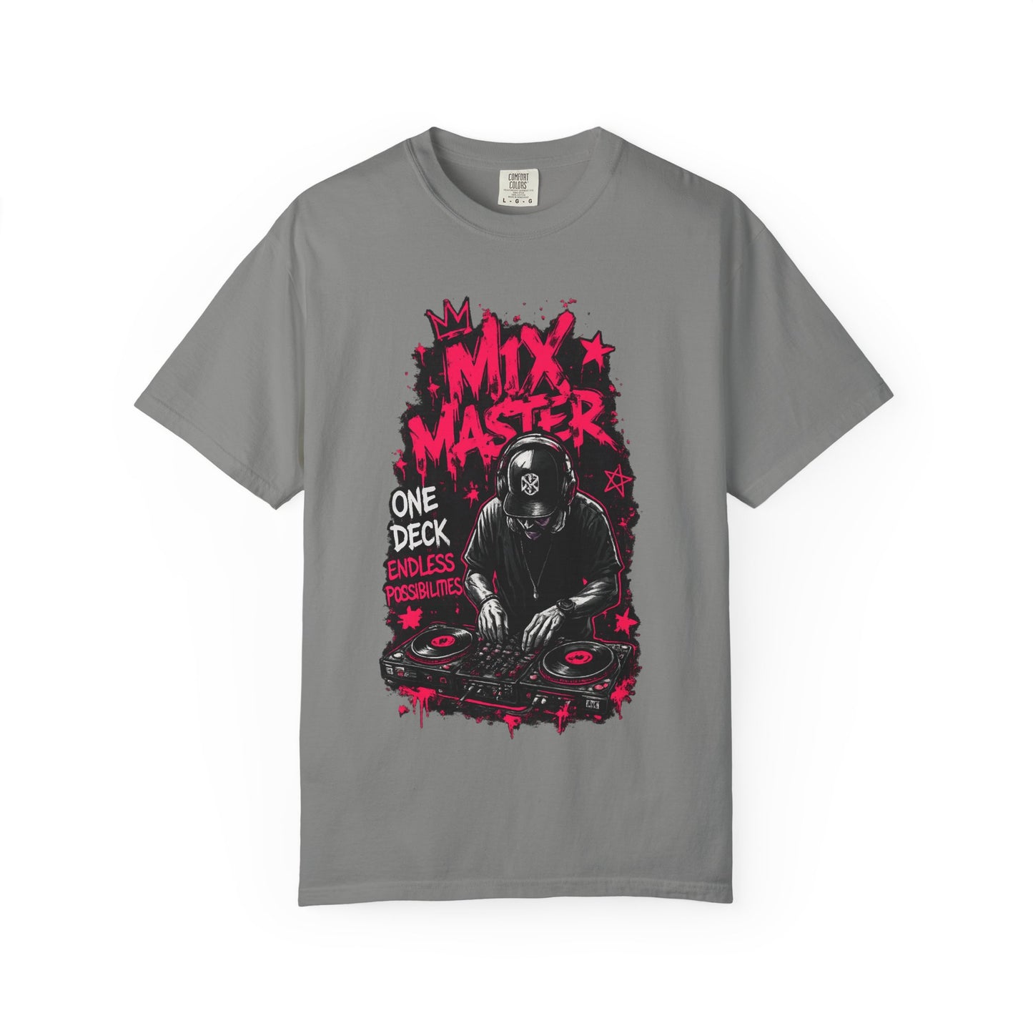 Mix Master DJ T-Shirt — Vintage Turntablist Graphic Tee