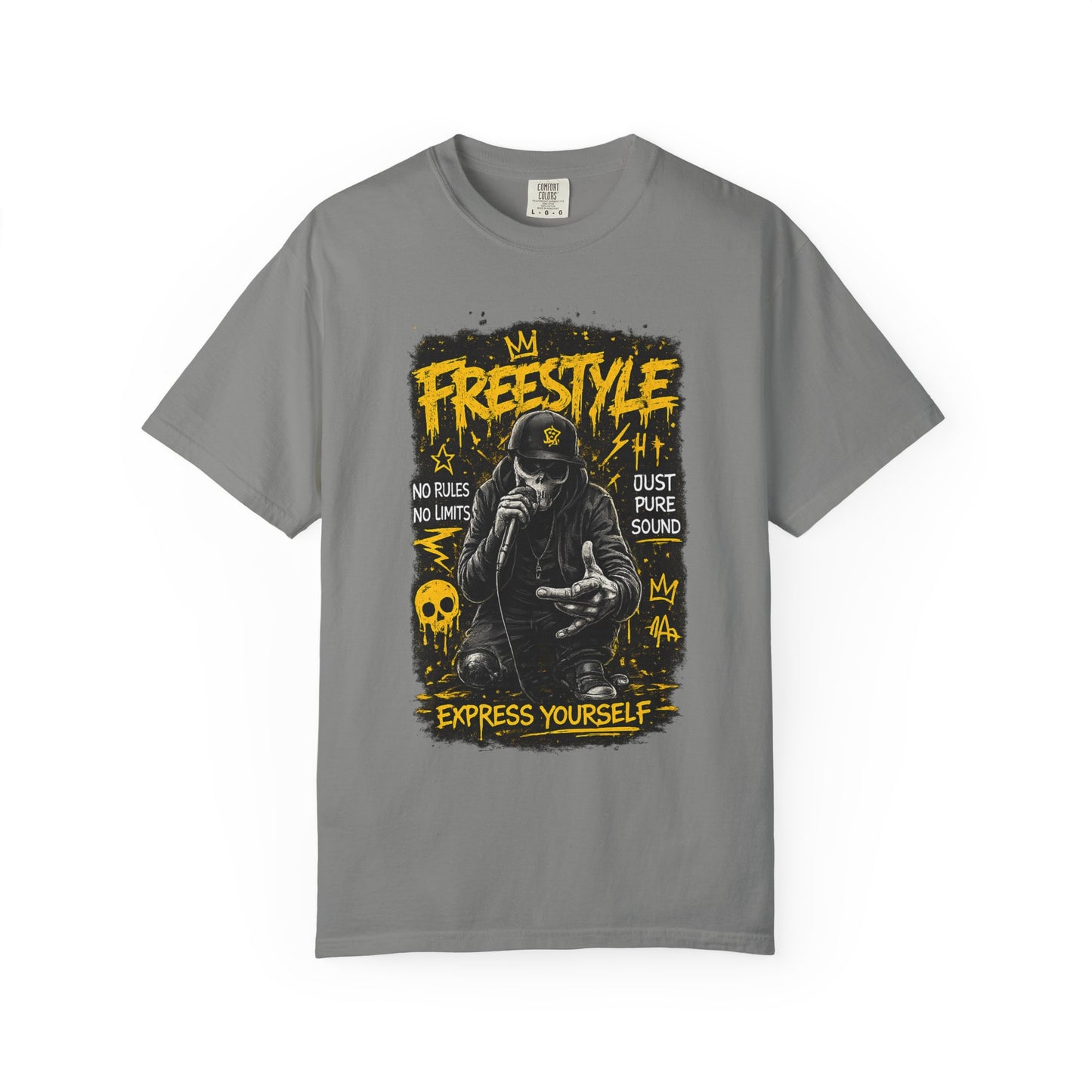 Freestyle Rap T-Shirt — "Express Yourself" Streetwear Graphic Tee