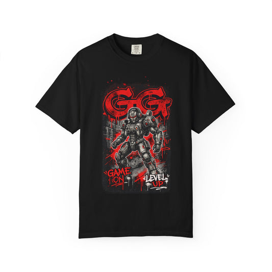 GG Game On Level Up Tee — Gamer Graphic T-Shirt