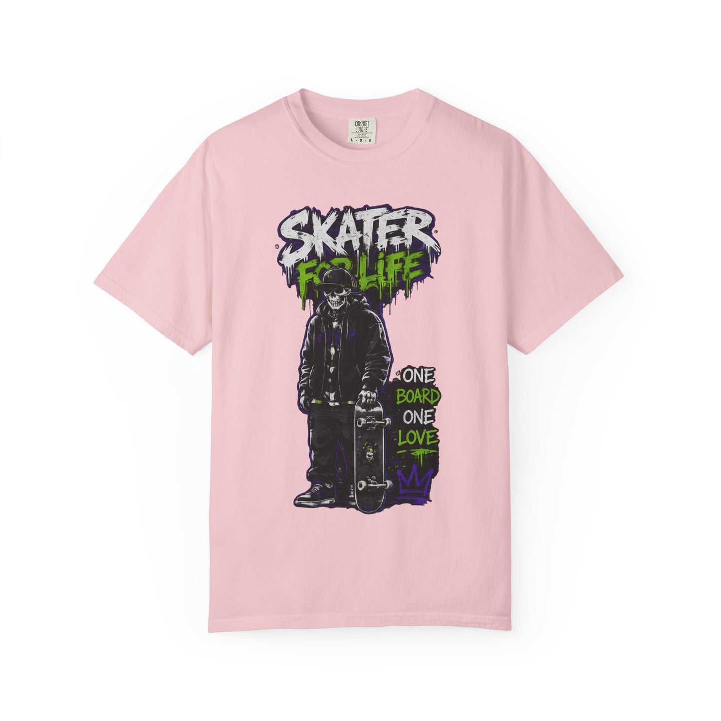 Skater for Life T-Shirt — One Board One Love Skateboard Graphic Tee