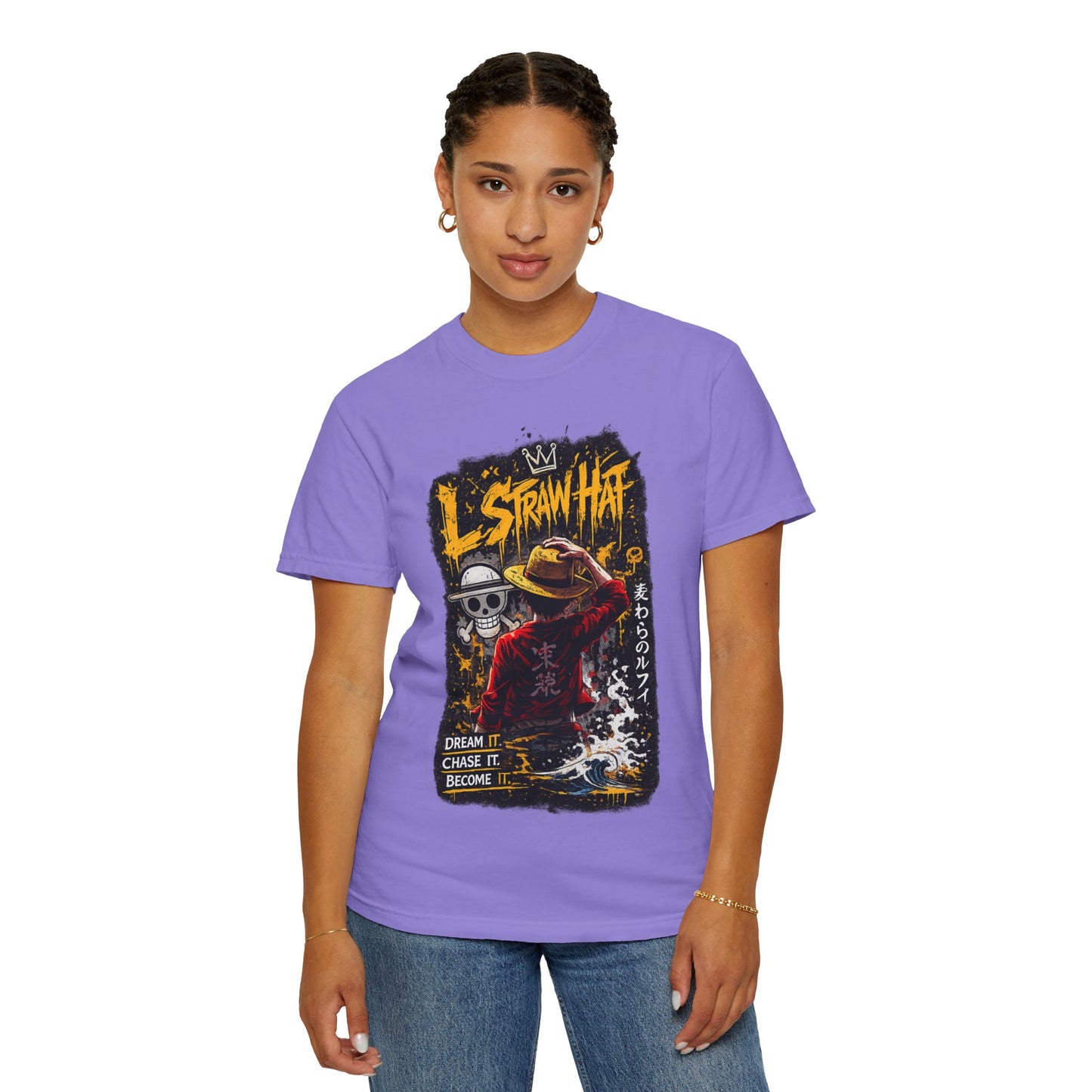 Straw Hat Crew Anime Graphic T-Shirt — "Dream It. Chase It. Become It."