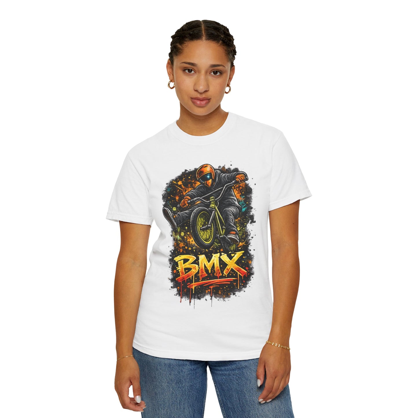 BMX Freestyle T-Shirt — Graphic BMX Rider Tee