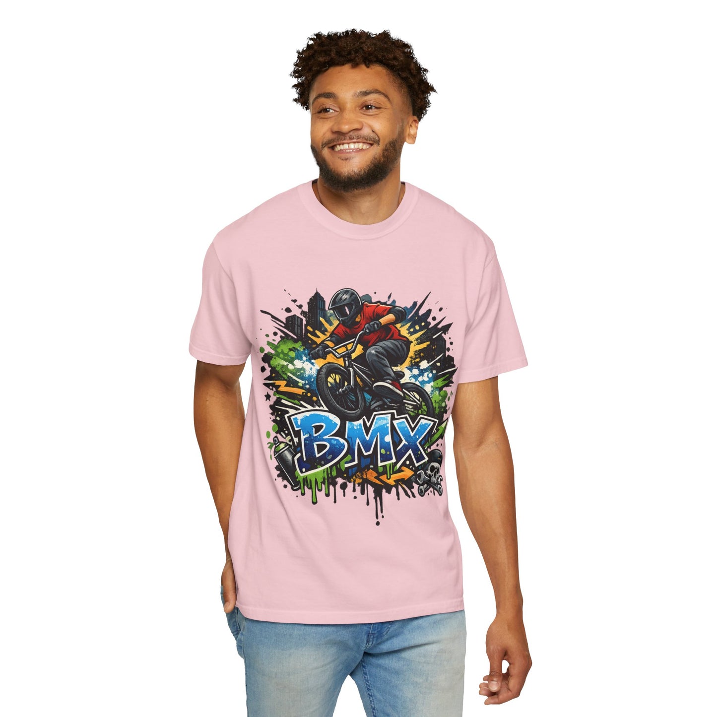 BMX Graffiti Rider T-Shirt — Extreme BMX Bike Tee