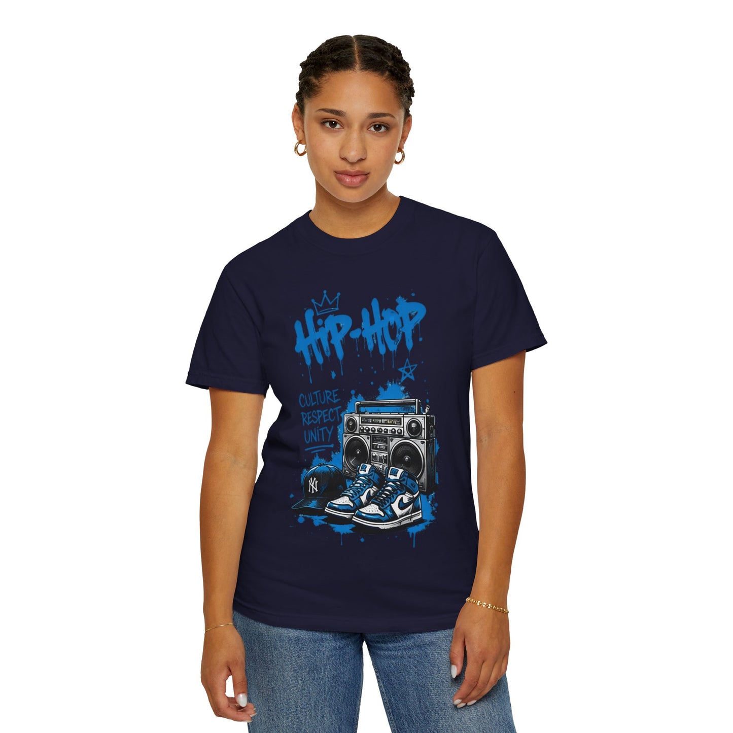 Hip-Hop Culture T-Shirt — "Hip-Hop: Culture Respect Unity" Graphic Tee