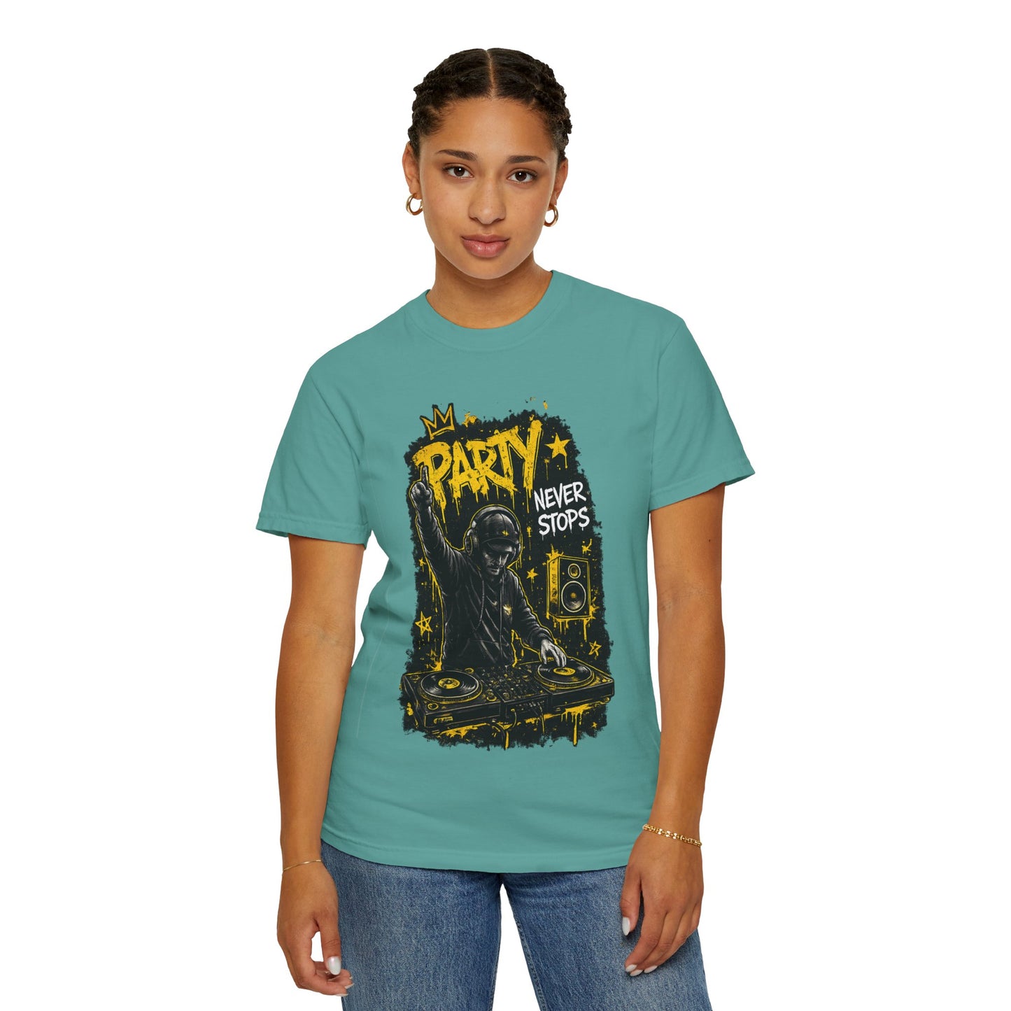 Party Never Stops DJ T-Shirt