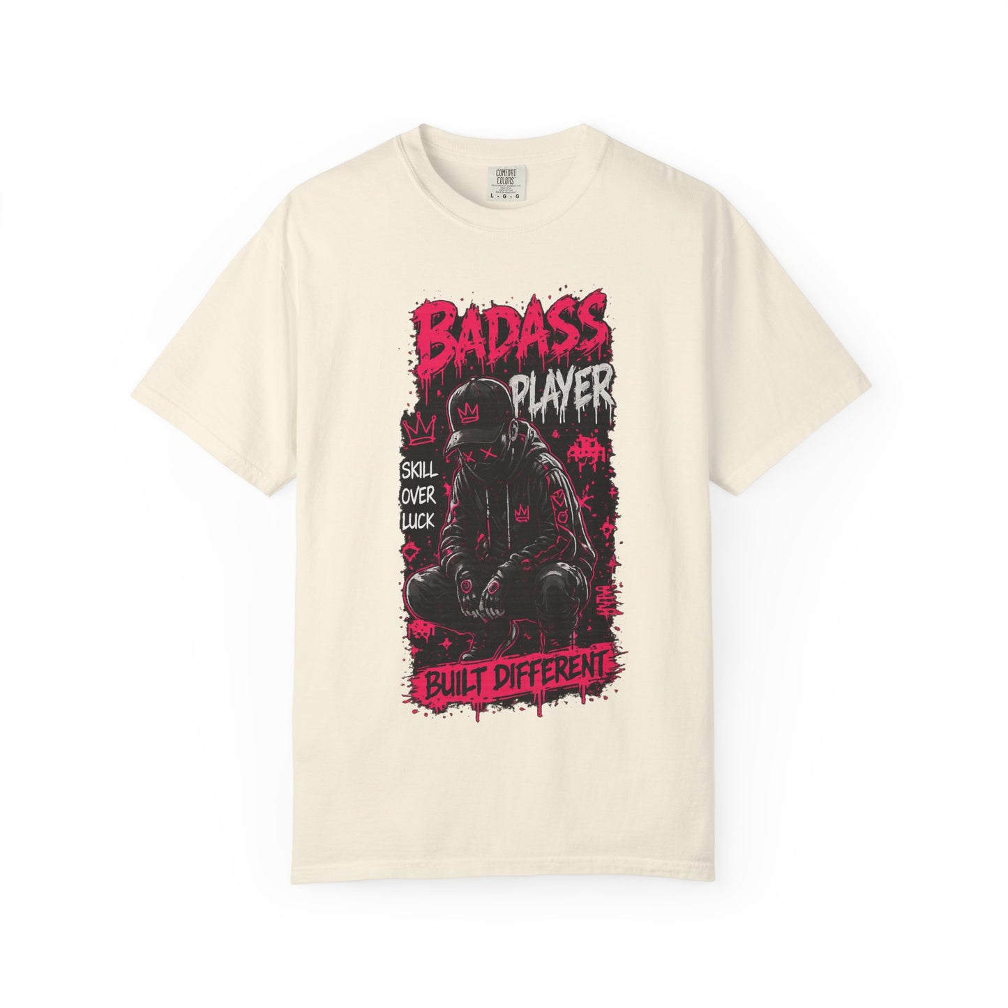 Badass Player Graphic T-Shirt — “Built Different” Gaming Tee