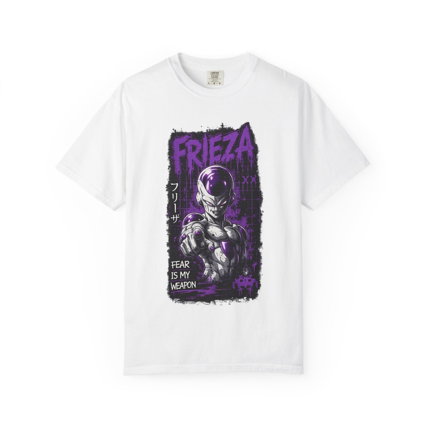Frieza Graphic T-Shirt — 'Fear Is My Weapon' Anime Tee