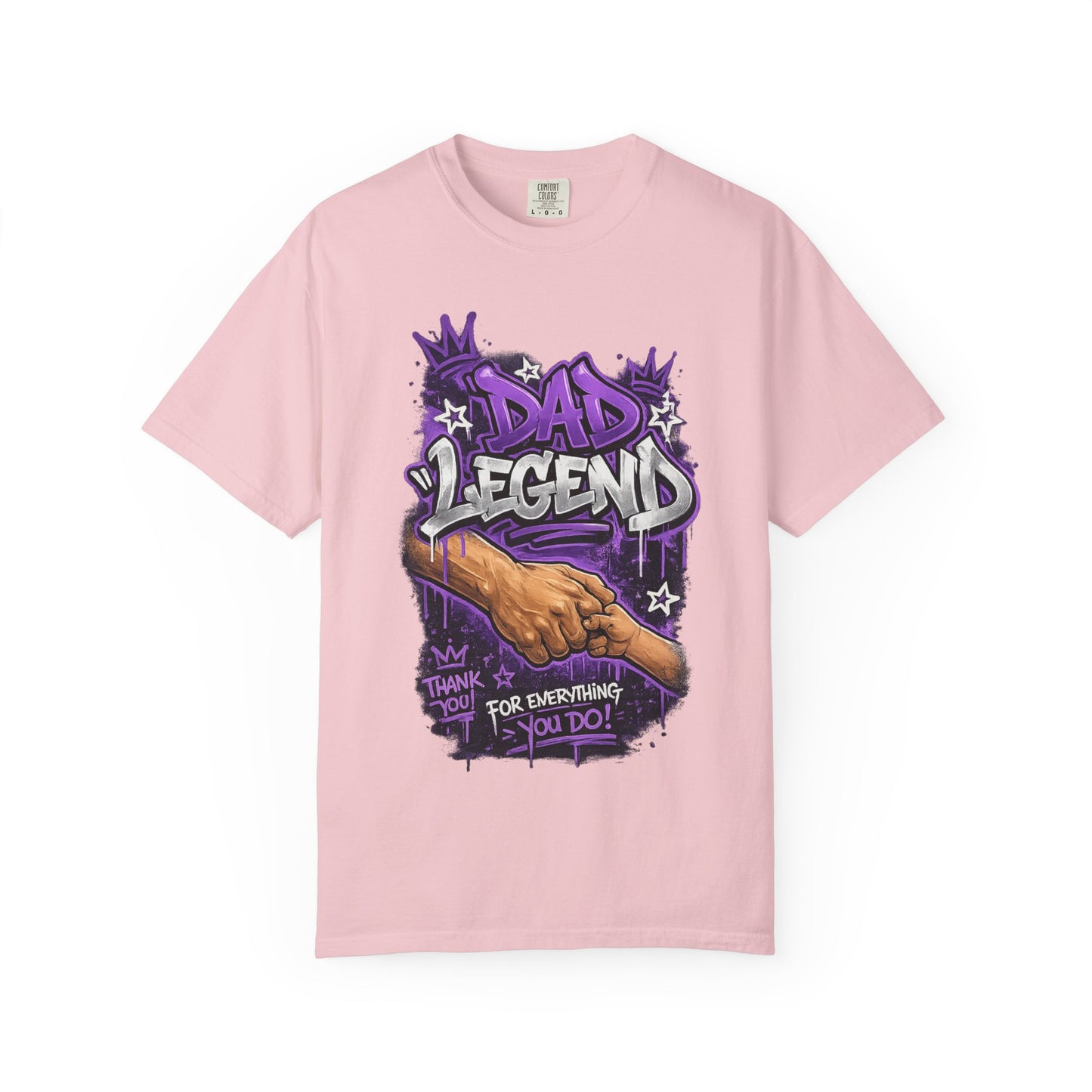Dad Legend graffiti hands illustration T-Shirt | Thank You For Everything design