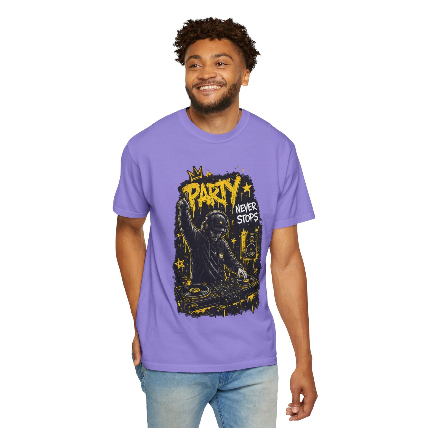 Party Never Stops DJ T-Shirt