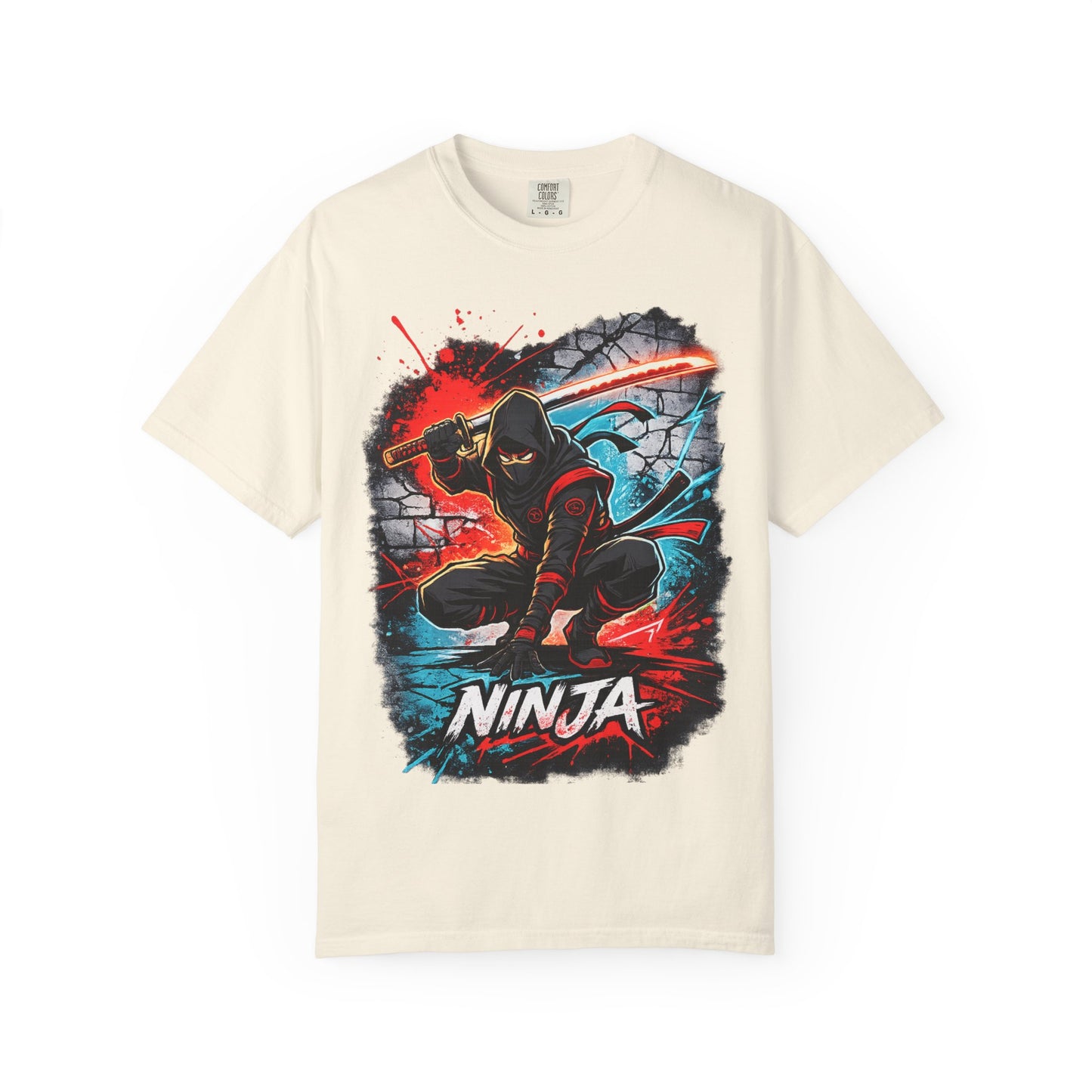 Ninja Graphic T-Shirt — Bold Samurai Night Warrior Tee