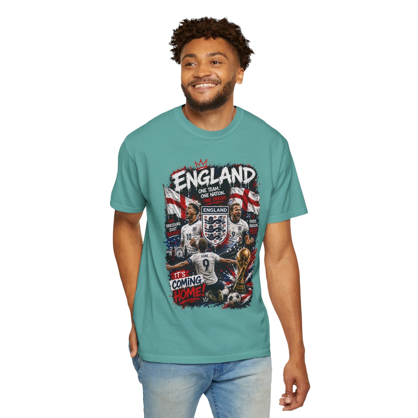 England Football Squad T-shirt | It’s Coming Home World Cup Soccer Tee