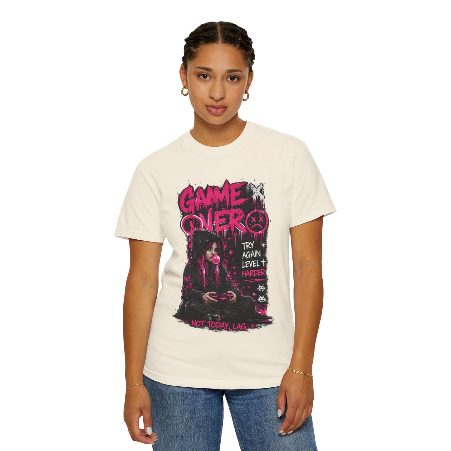 Game Over Graphic T-Shirt — 'Not Today, Lag' Gamer Tee