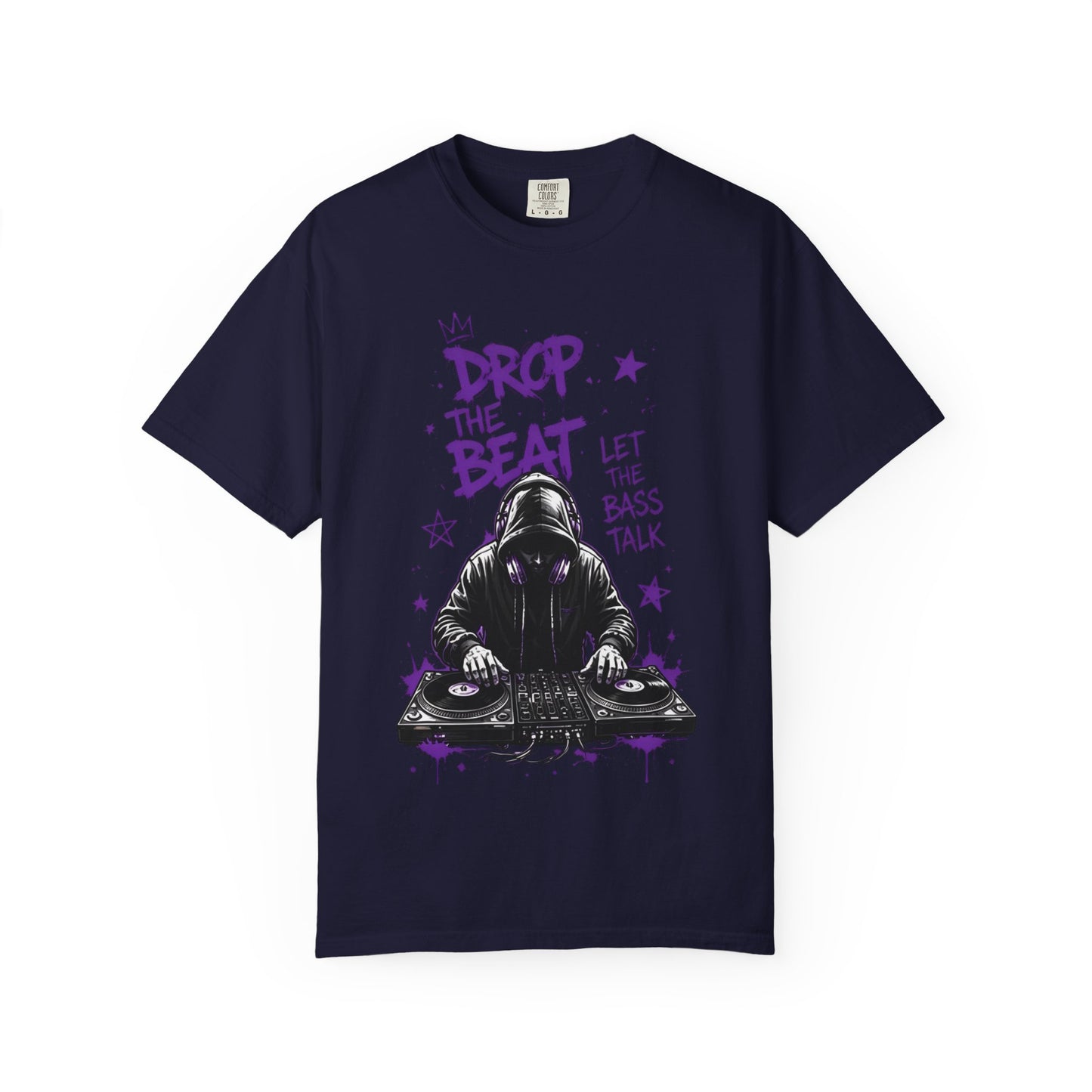 Drop the Beat DJ T-Shirt — "Let the Bass Talk" Graphic Tee