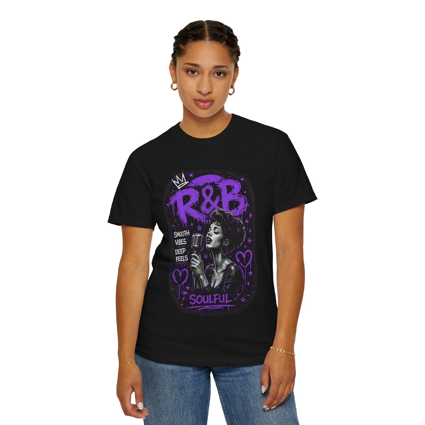 R&B Soulful Music Graphic T-Shirt — "Smooth Vibes, Deep Feels"