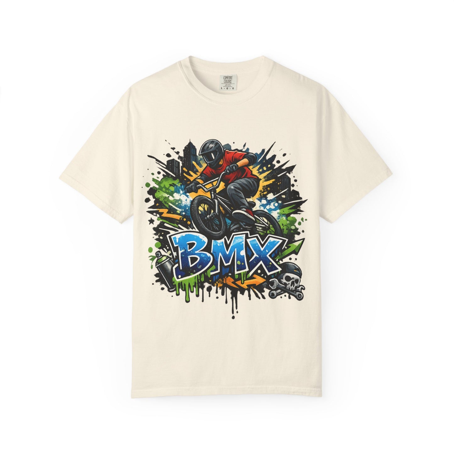 BMX Graffiti Rider T-Shirt — Extreme BMX Bike Tee