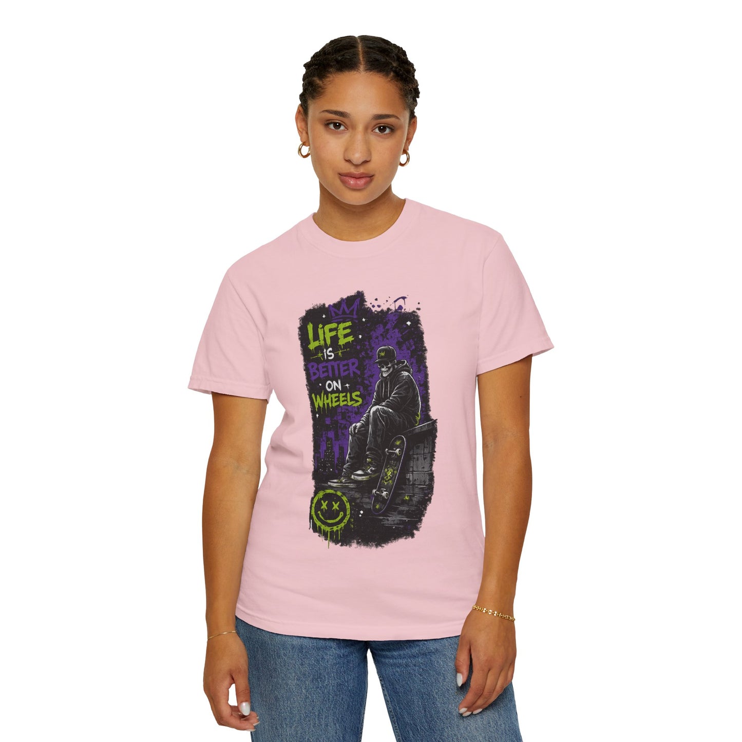 Life Is Better On Wheels T-Shirt — Wheelchair Pride Graphic Tee