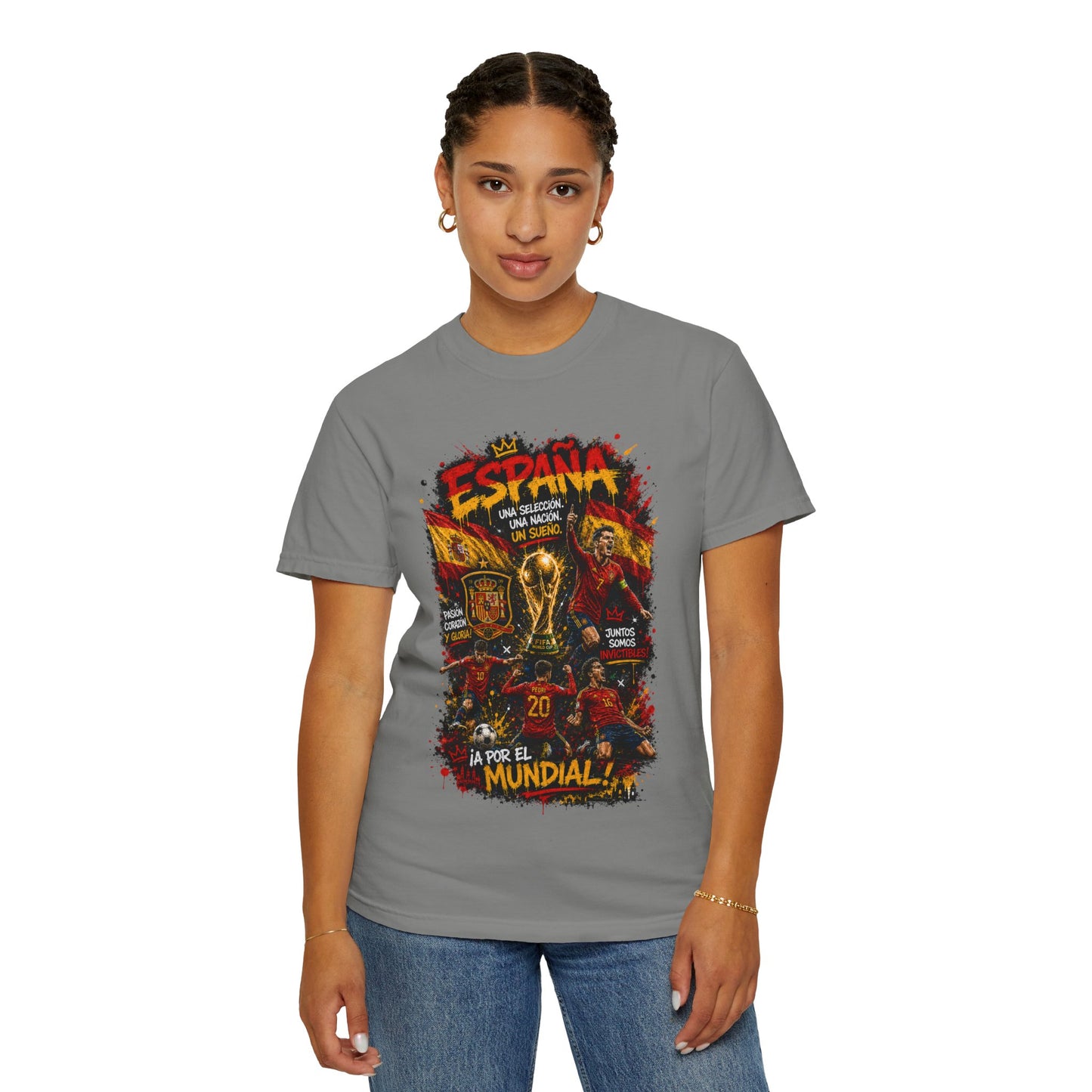 España World Cup Soccer Graphic Tee | España Mundial T-Shirt