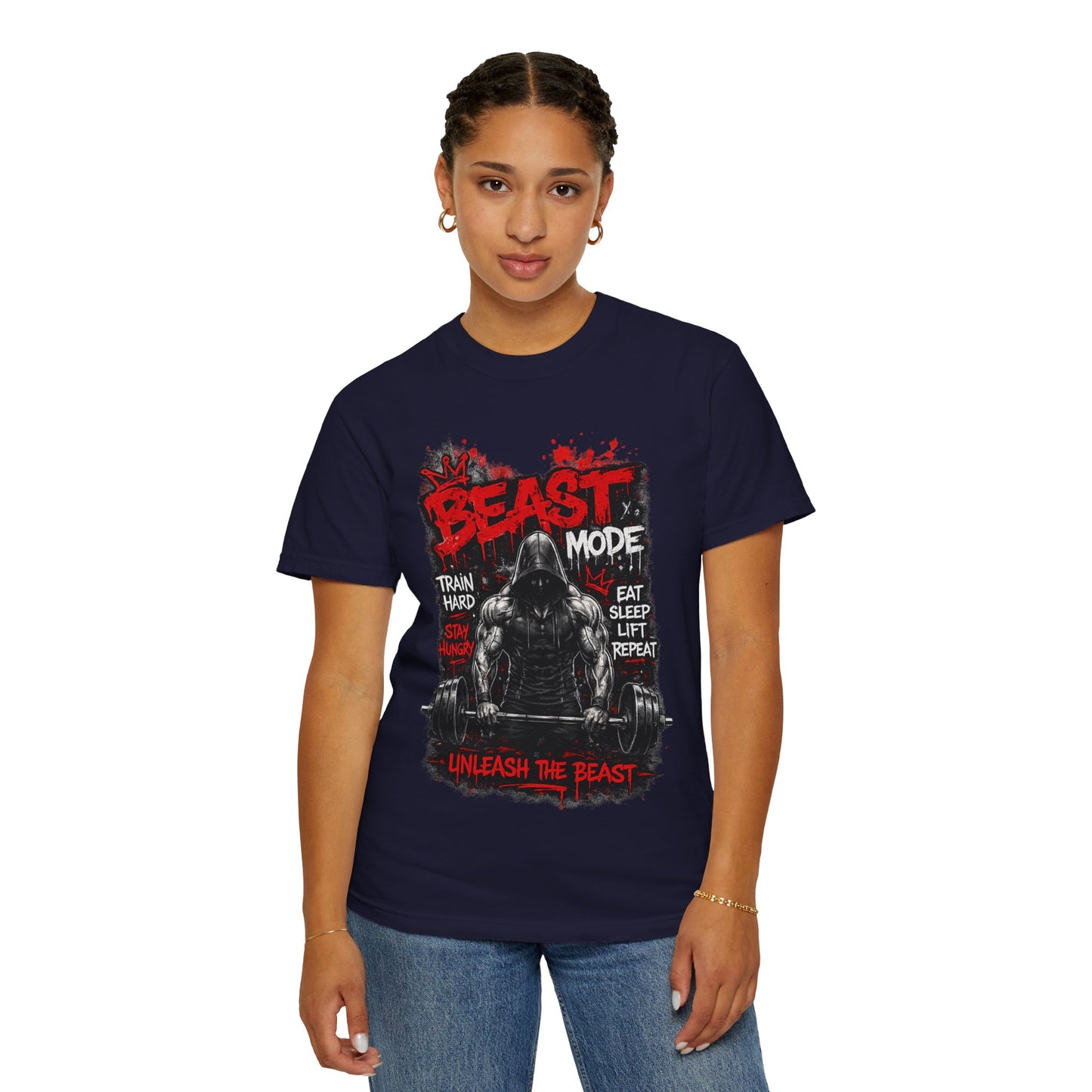 Beast Mode Weightlifting T‑Shirt — "Unleash the Beast" Gym Tee