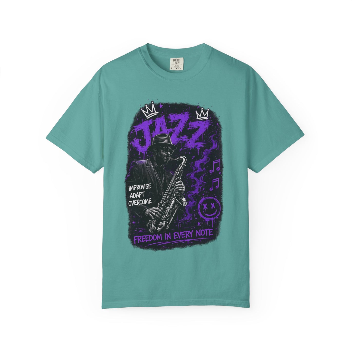 Jazz Saxophone T-Shirt — "Freedom in Every Note" Music Graphic Tee