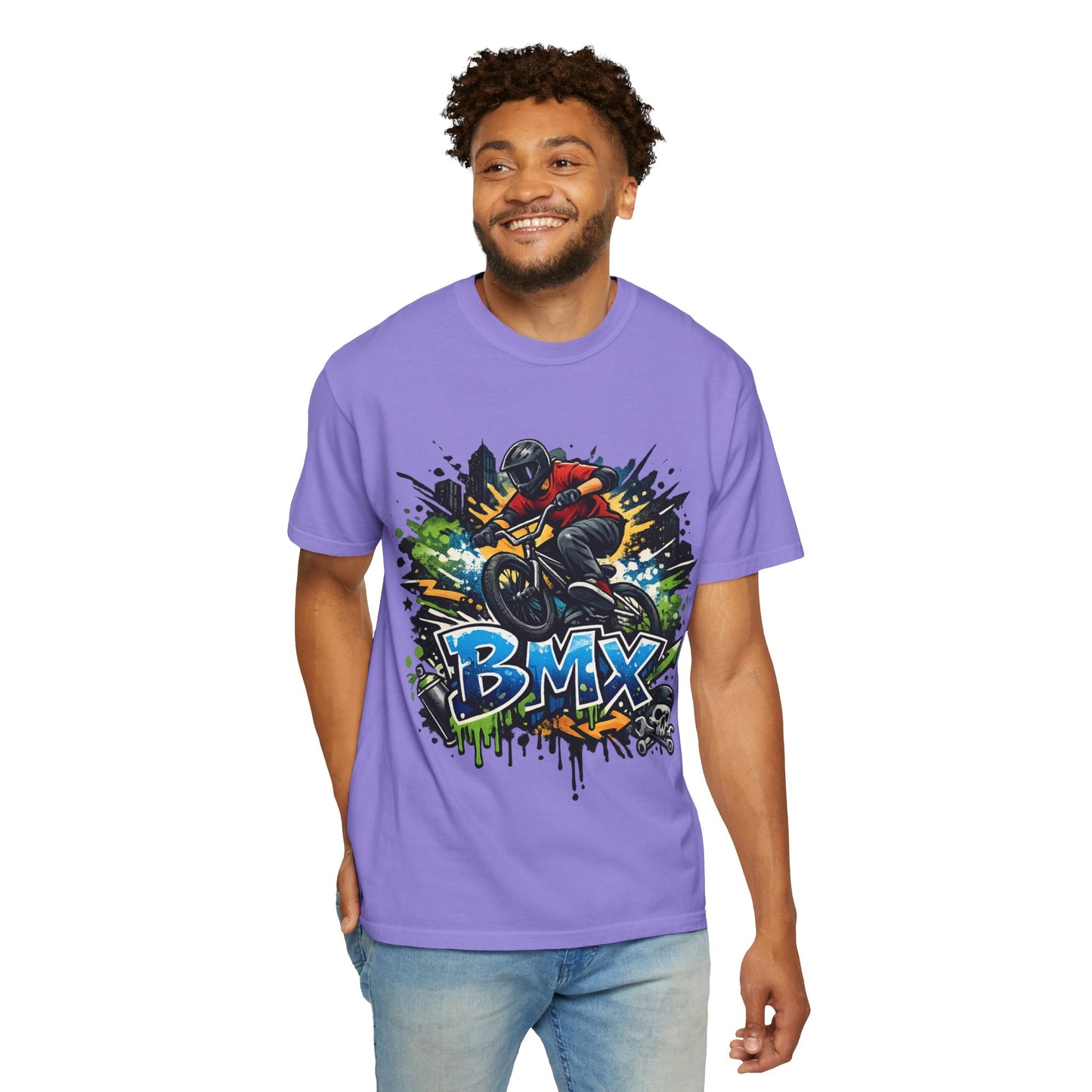 BMX Graffiti Rider T-Shirt — Extreme BMX Bike Tee