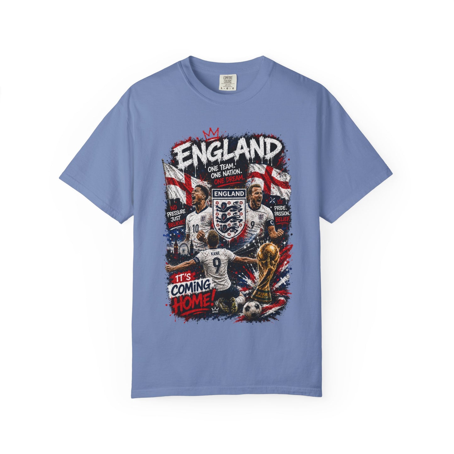 England Football Squad T-shirt | It’s Coming Home World Cup Soccer Tee