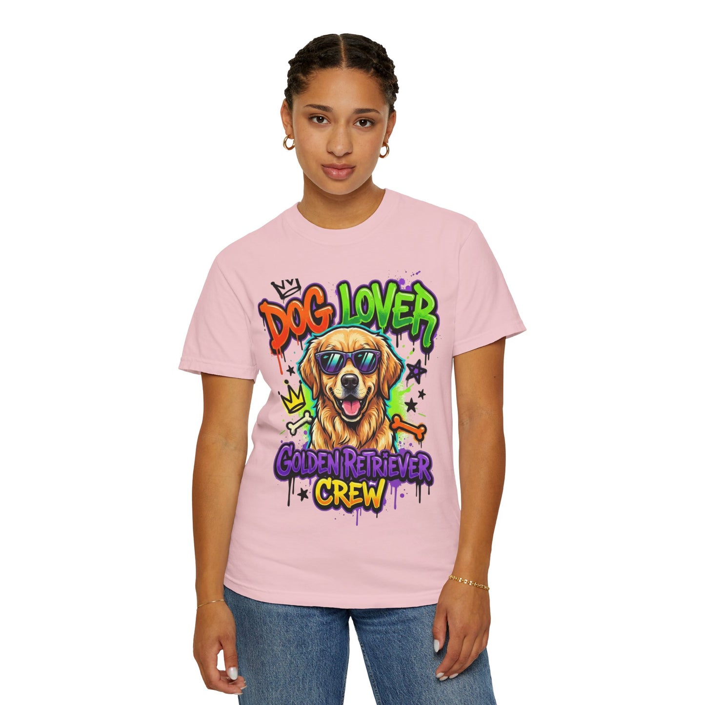 Dog Lover Golden Retriever Crew T-Shirt