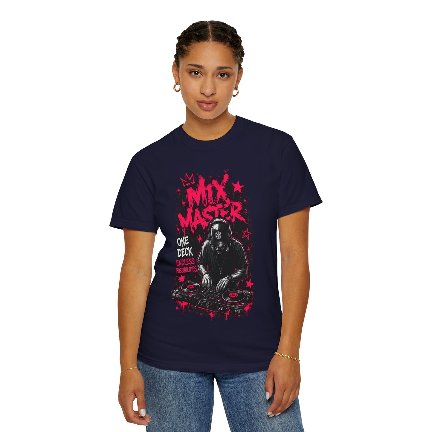 Mix Master DJ T-Shirt — Vintage Turntablist Graphic Tee