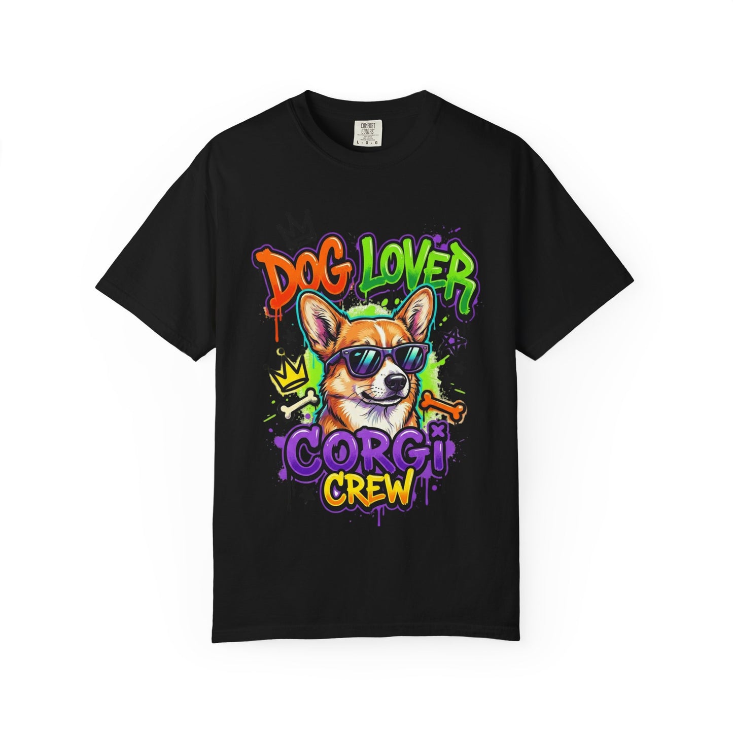Corgi Crew Dog Lover T-Shirt – Cute Cartoon Corgi Graphic Tee