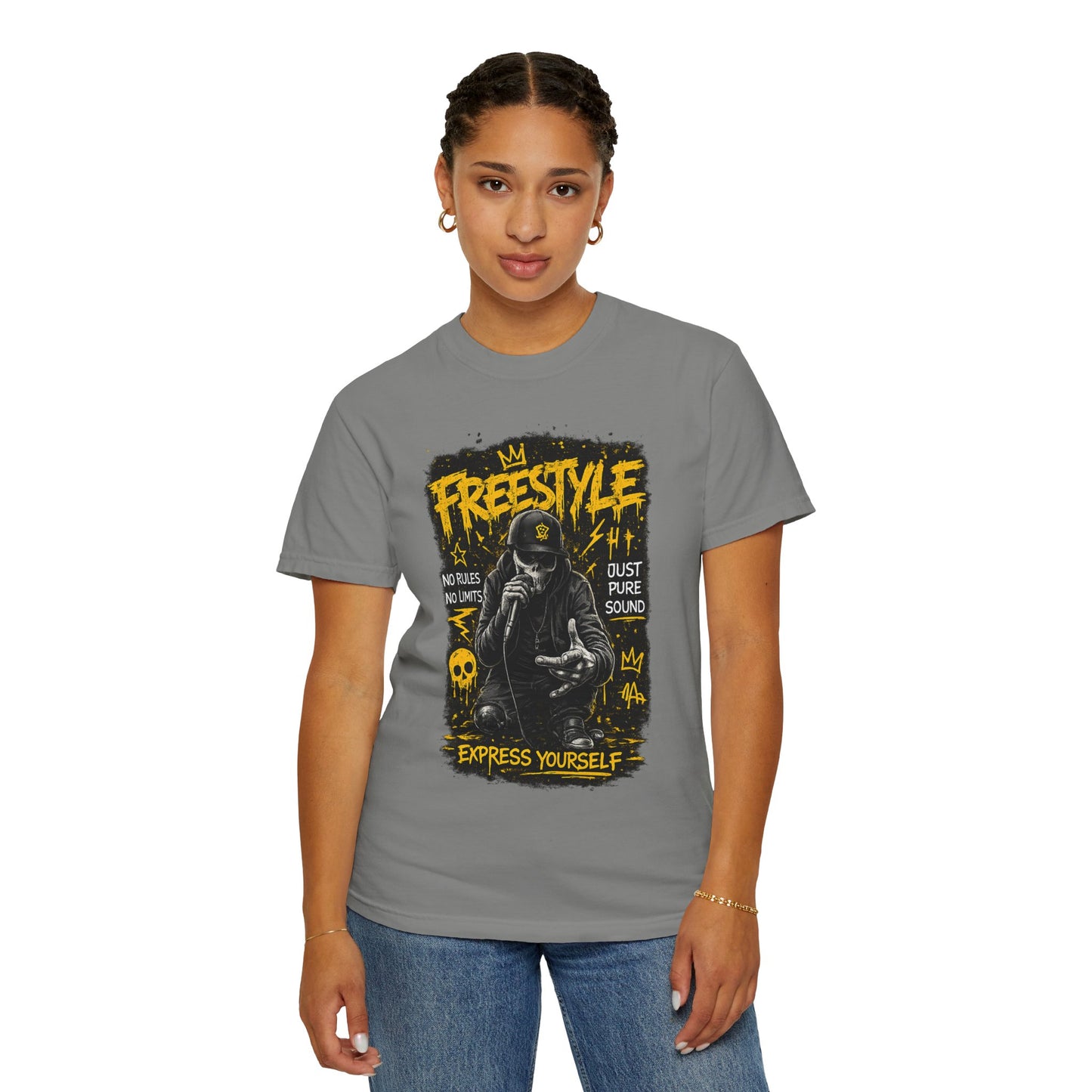 Freestyle Rap T-Shirt — "Express Yourself" Streetwear Graphic Tee