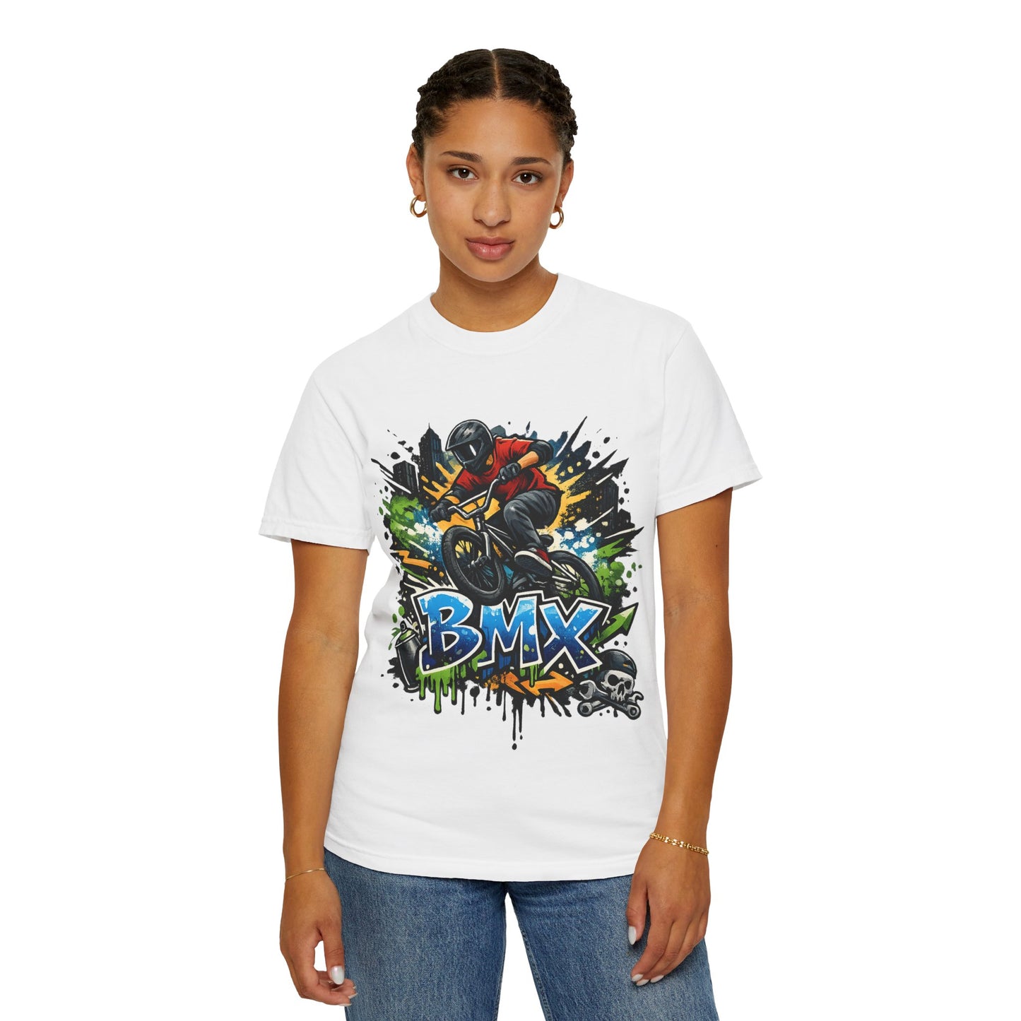 BMX Graffiti Rider T-Shirt — Extreme BMX Bike Tee