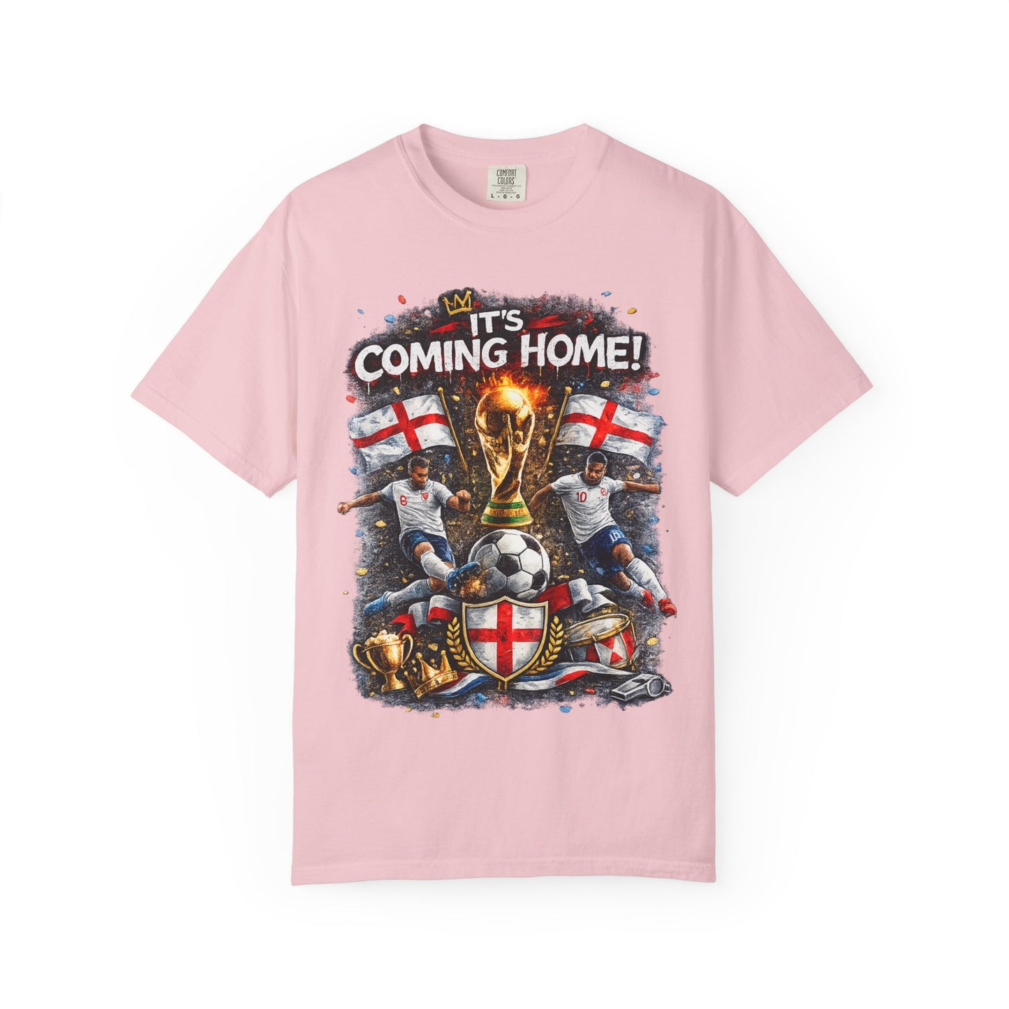 It's Coming Home football World Cup shirt | England flag soccer tee