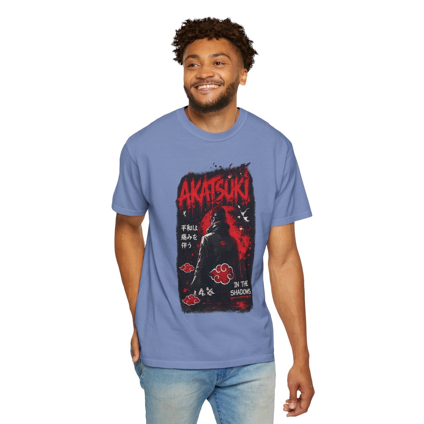 Akatsuki Graphic T-Shirt — Vintage Anime Rogue Clan Design